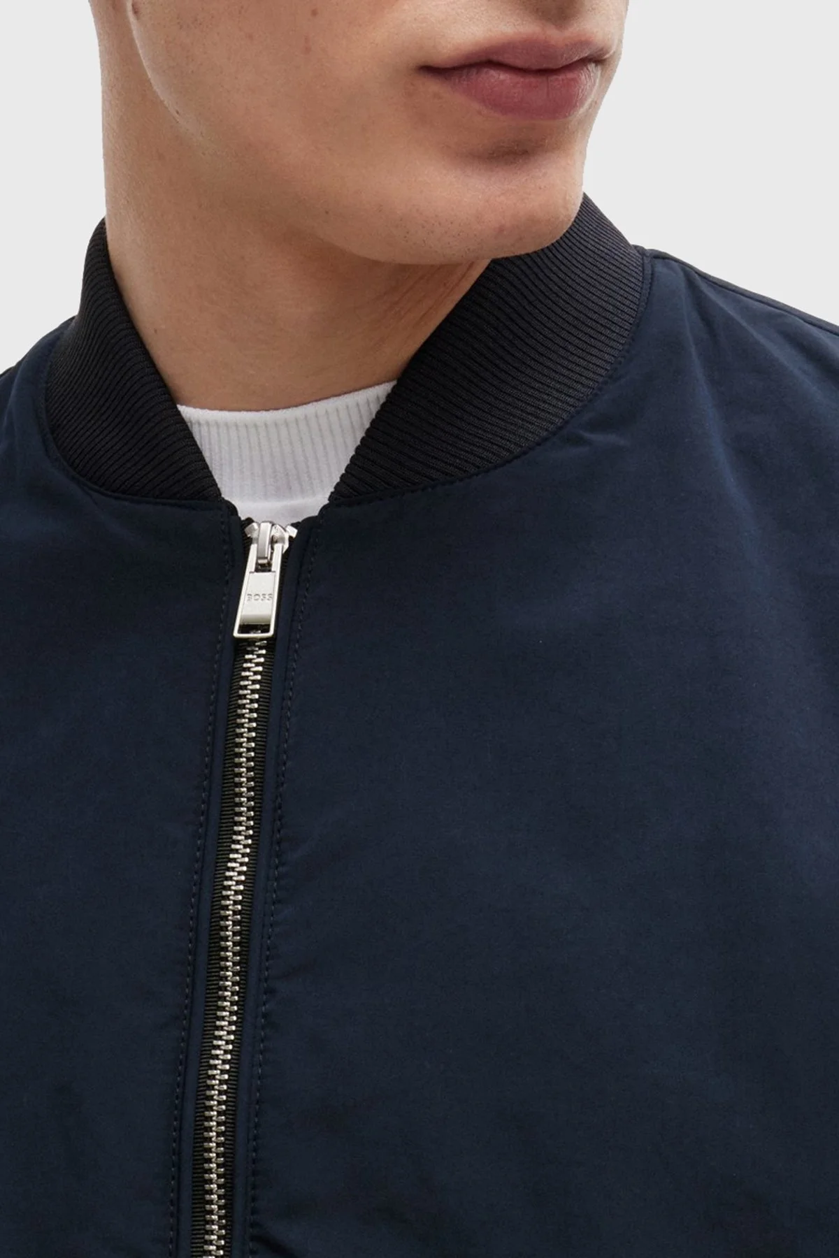 Boss Regular Fit Fermuarlı Erkek Mont 50519981 404 LACİVERT - 5