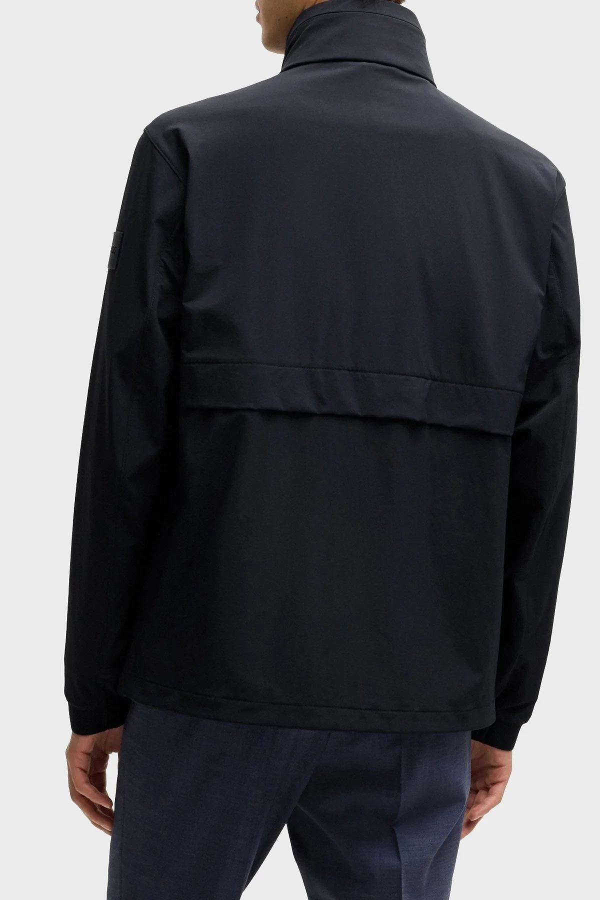 Boss Regular Fit Gizli Kapüşonlu Softshell Erkek Ceket 50528439 404 LACİVERT - 3