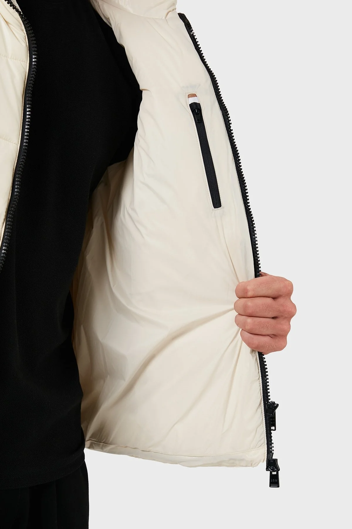 Boss Regular Fit Kapitoneli Şişme Erkek Mont 50520200 131 EKRU - 6