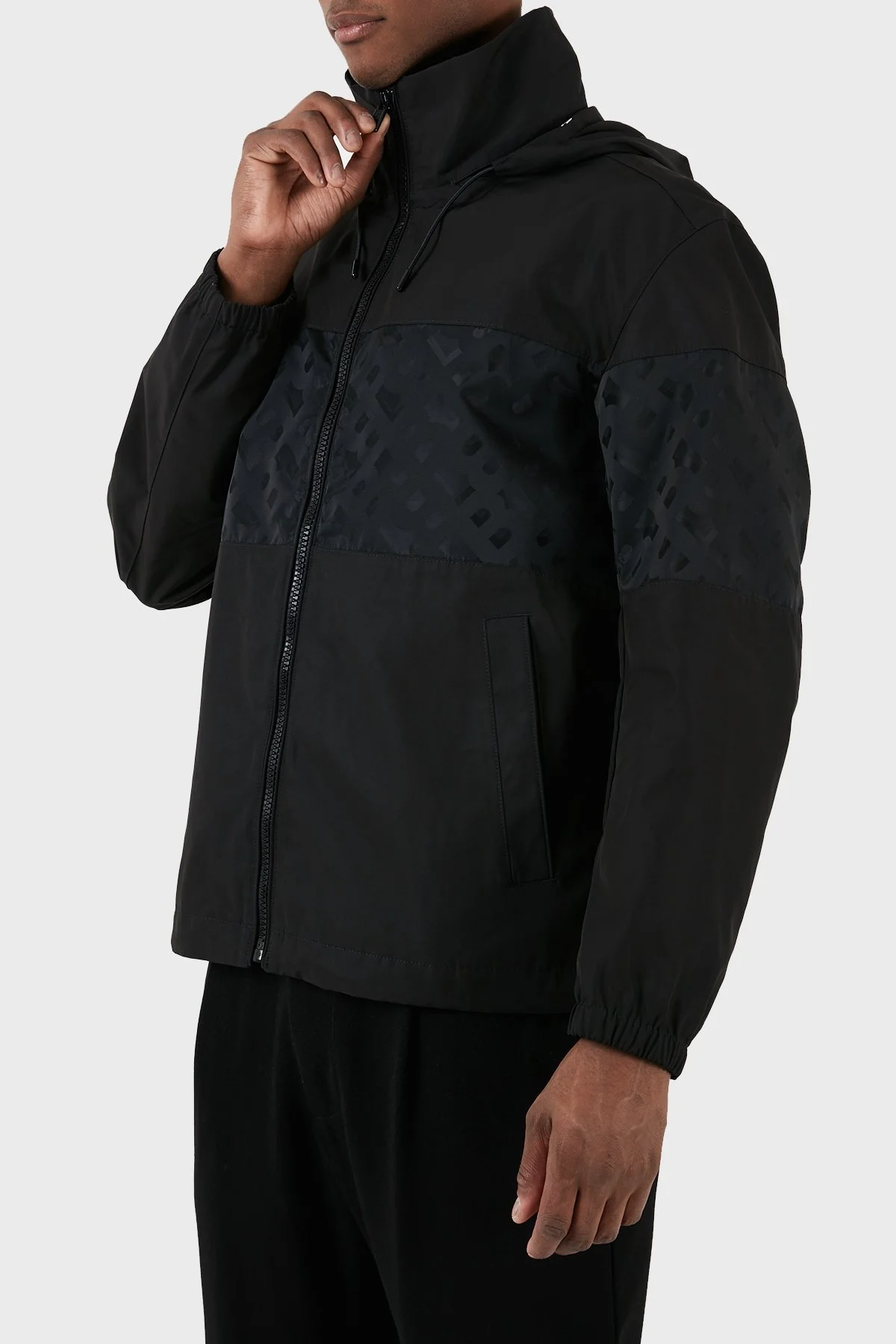 Boss Regular Fit Kapüşonlu Erkek Ceket 50505282 001 SİYAH - 8