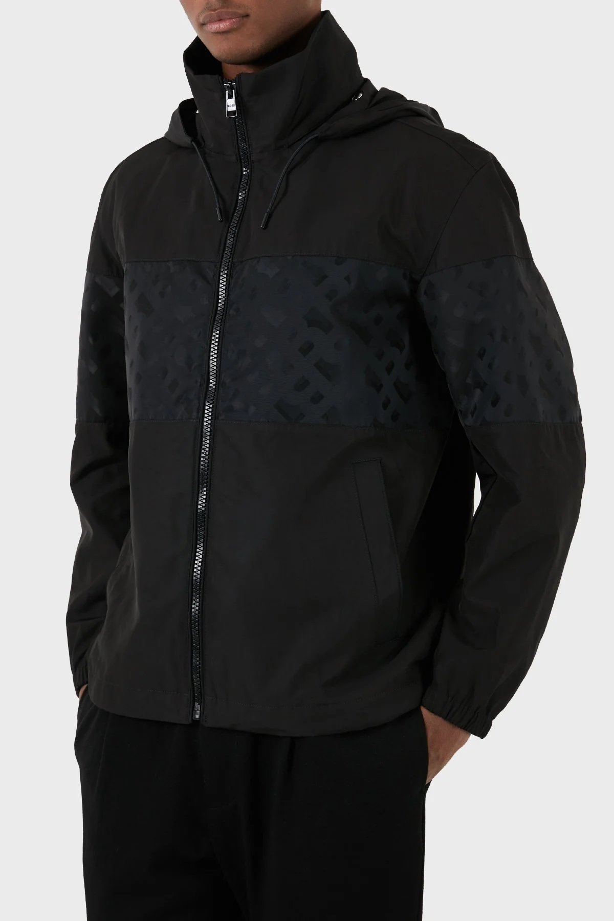 Boss Regular Fit Kapüşonlu Erkek Ceket 50505282 001 SİYAH - 11