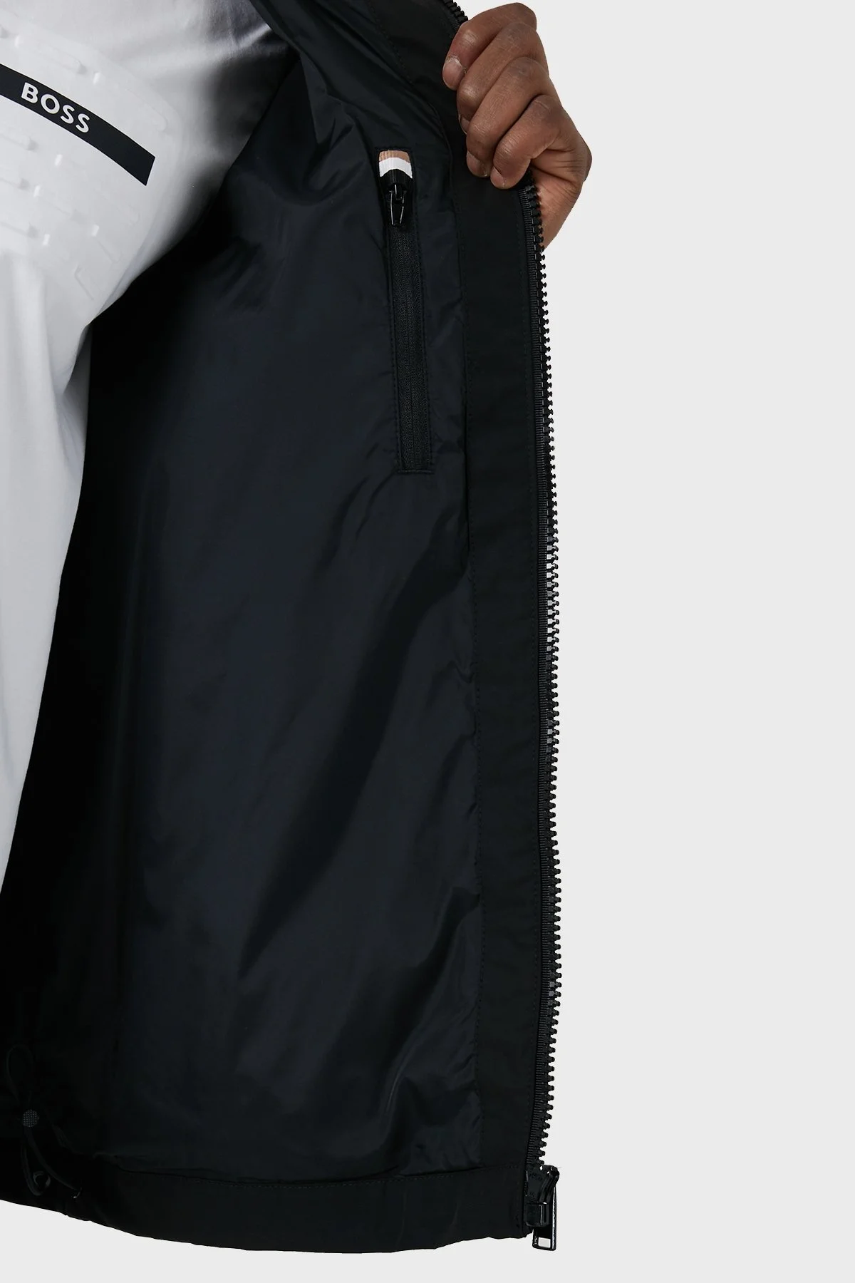 Boss Regular Fit Kapüşonlu Erkek Ceket 50505282 001 SİYAH - 12
