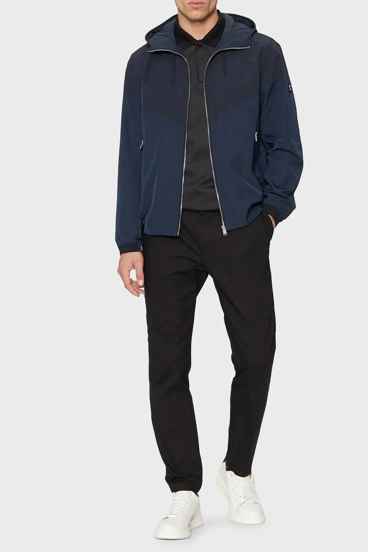 Boss Regular Fit Kapüşonlu Erkek Ceket 50520027 404 LACİVERT - 2