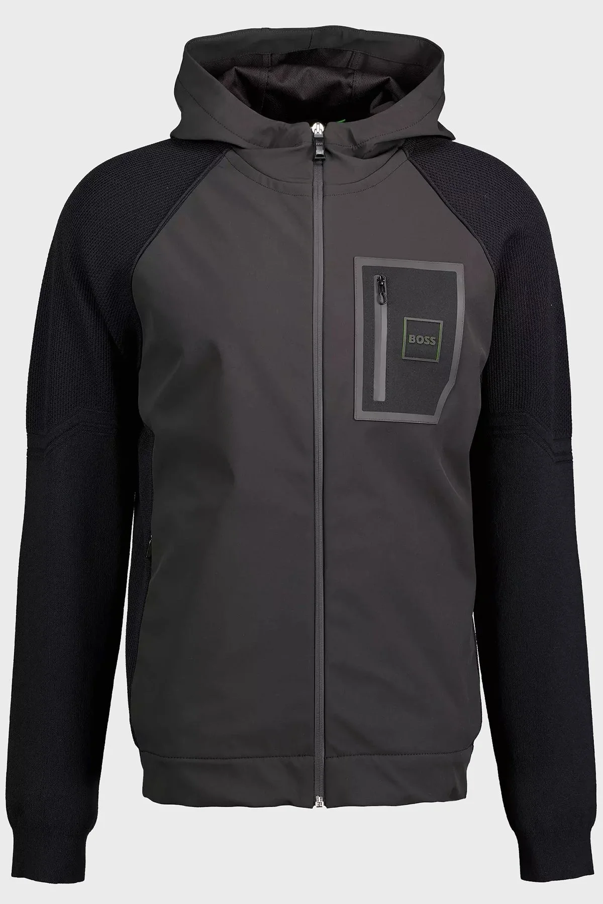 Boss Regular Fit Kapüşonlu Erkek Hırka 50498533 001 SİYAH - 1