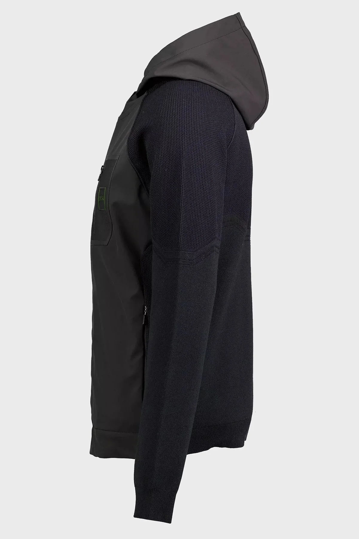 Boss Regular Fit Kapüşonlu Erkek Hırka 50498533 001 SİYAH - 3