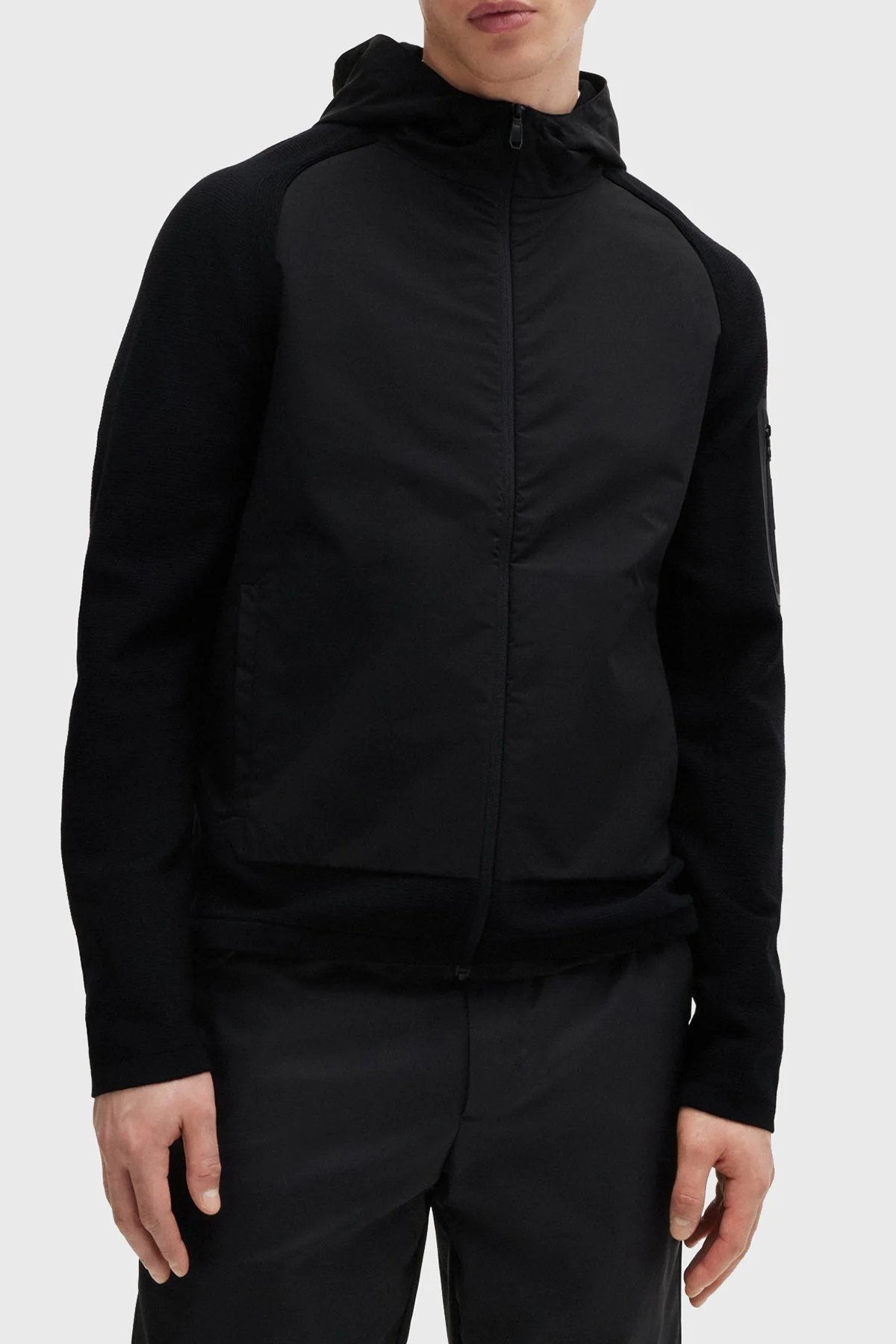 Boss Regular Fit Kapüşonlu Erkek Mont 50517091 001 SİYAH - 1