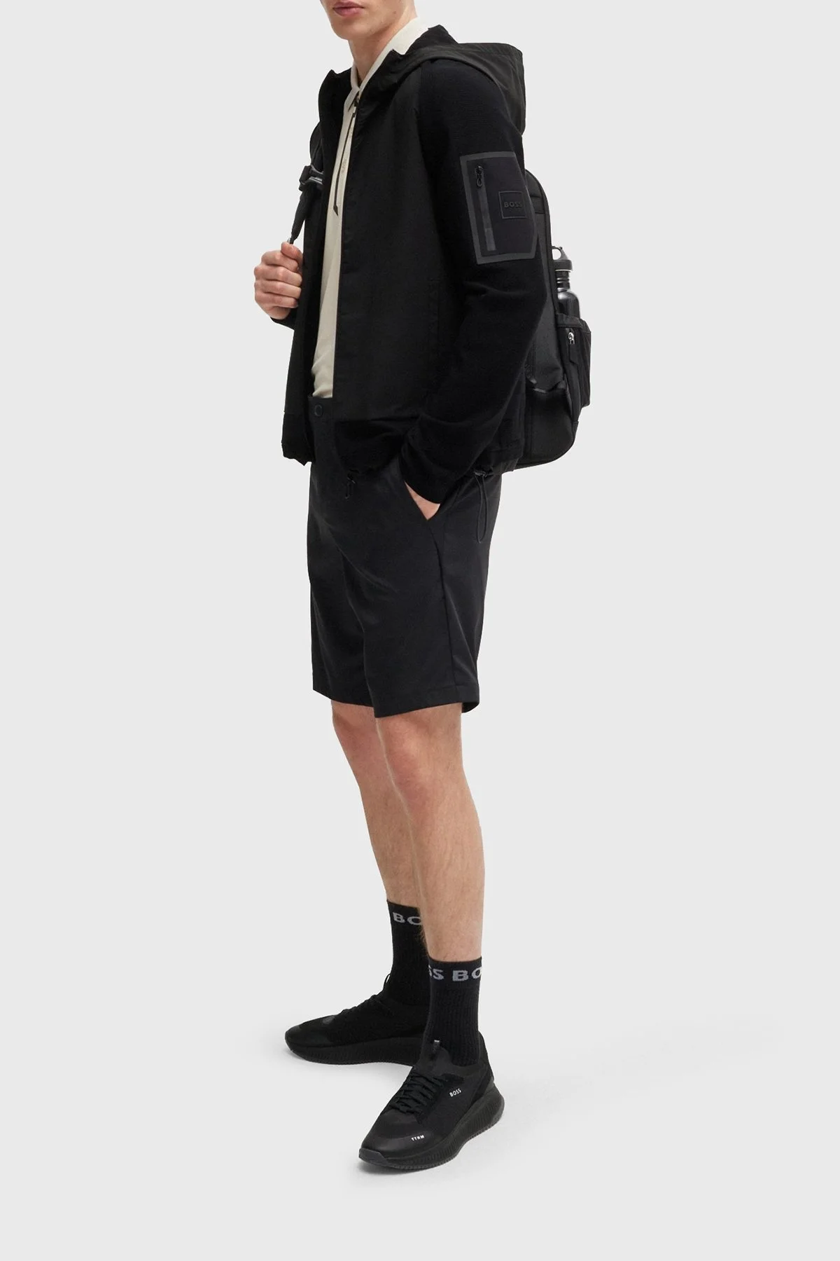 Boss Regular Fit Kapüşonlu Erkek Mont 50517091 001 SİYAH - 3