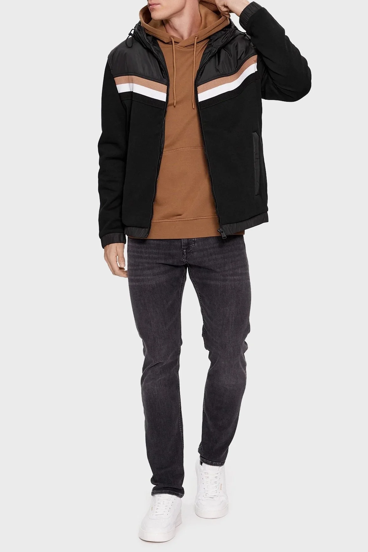 Boss Regular Fit Kapüşonlu Erkek Sweat 50501673 001 SİYAH - 2