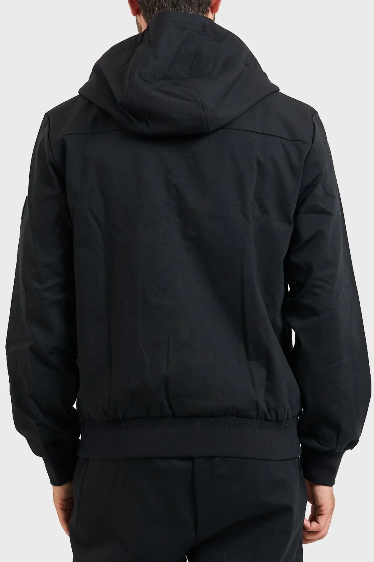 Boss Regular Fit Kapüşonlu Yaka Çıtçıt Düğmeli Erkek Ceket 50543385 001 SİYAH - 5