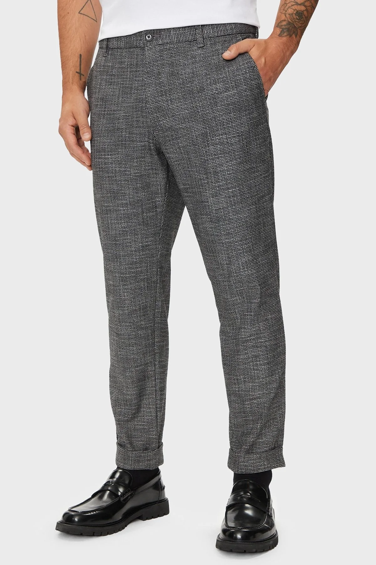 Boss Regular Fit Kırçıllı Erkek Pantolon 50519108 001 SİYAH - 6