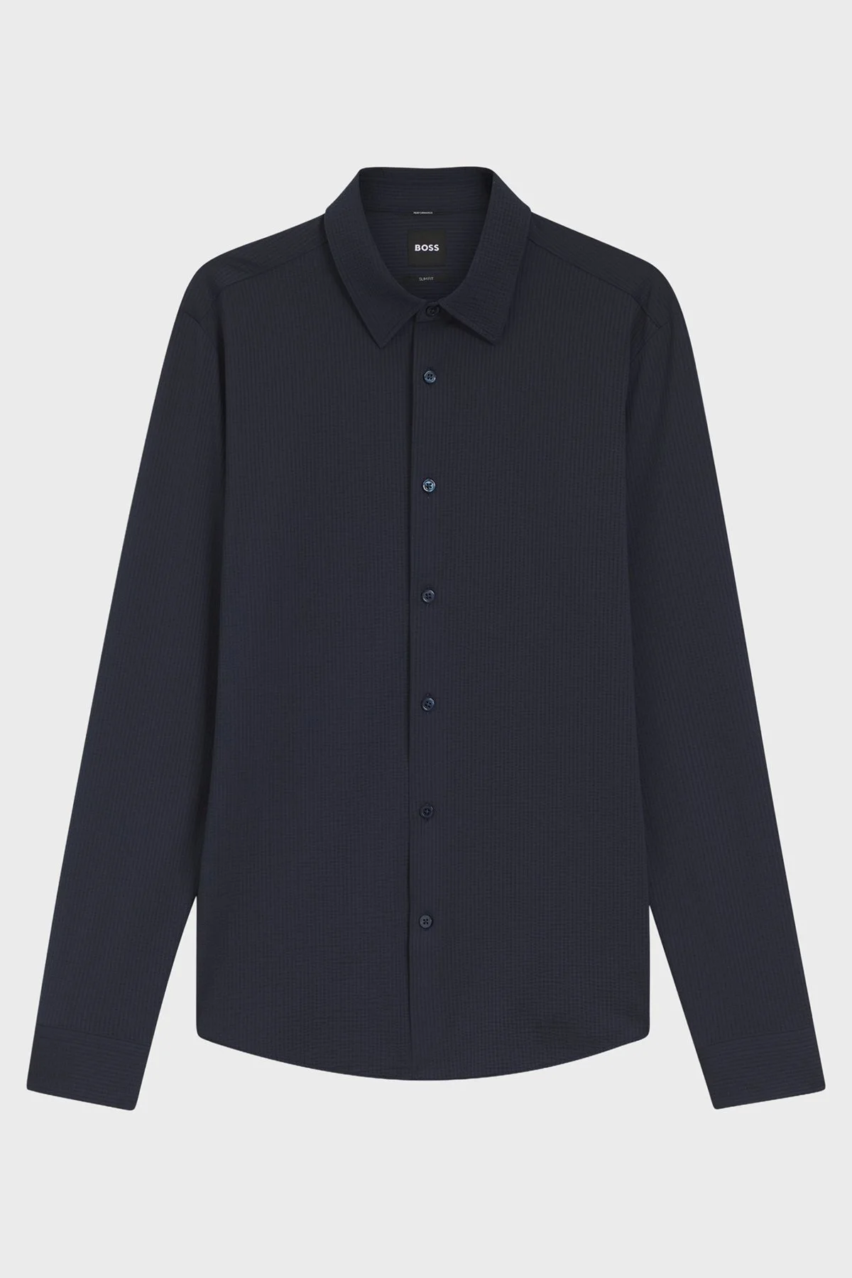 Boss Regular Fit Klasik Yaka Uzun Kollu Erkek Gömlek 50560706 404 LACİVERT - 6