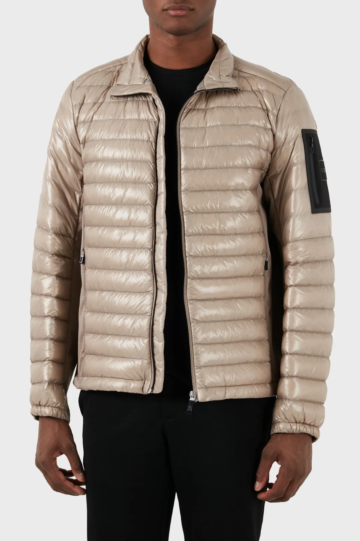 Boss Regular Fit Kuş Tüyü Dolgulu Şişme Erkek Mont 50508593 334 BEJ - 4