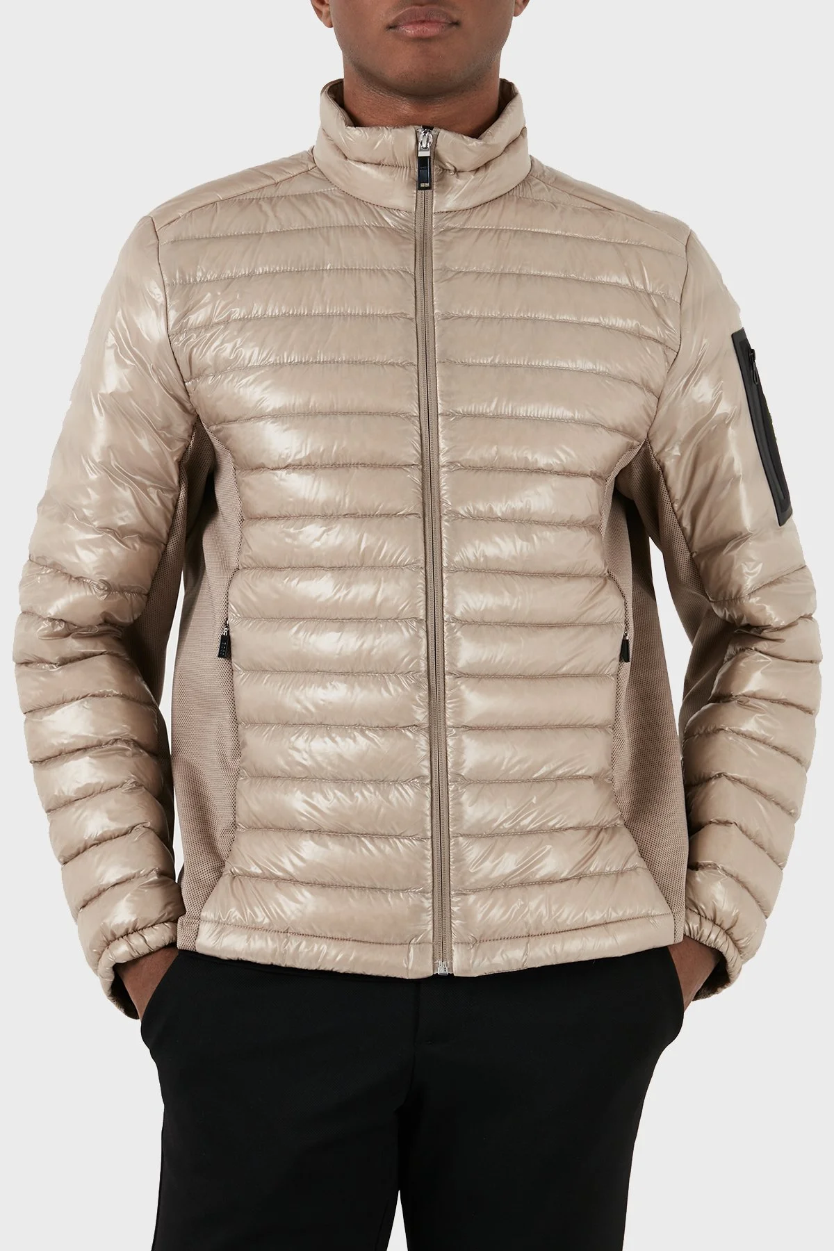 Boss Regular Fit Kuş Tüyü Dolgulu Şişme Erkek Mont 50508593 334 BEJ - 1