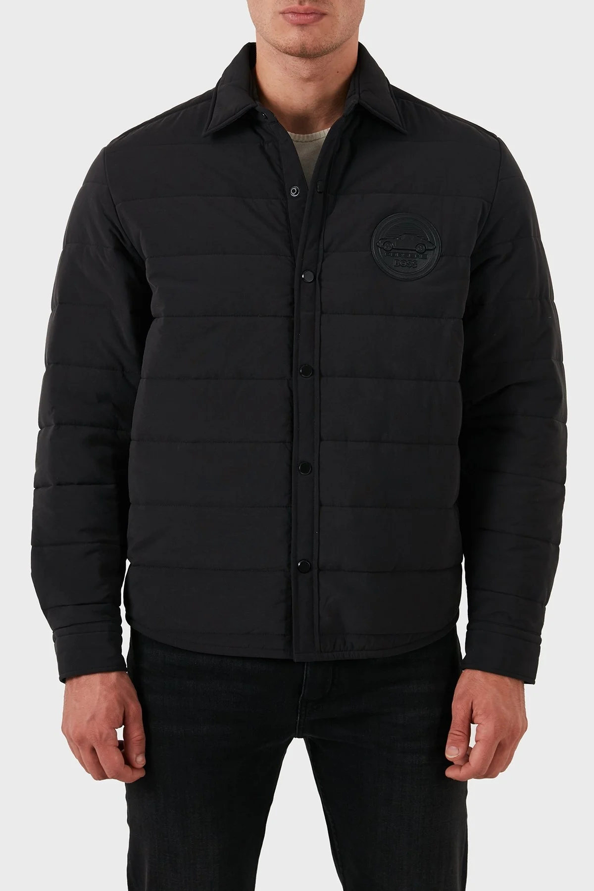 Boss Regular Fit Logolu Erkek Ceket 50519982 001 SİYAH - 1