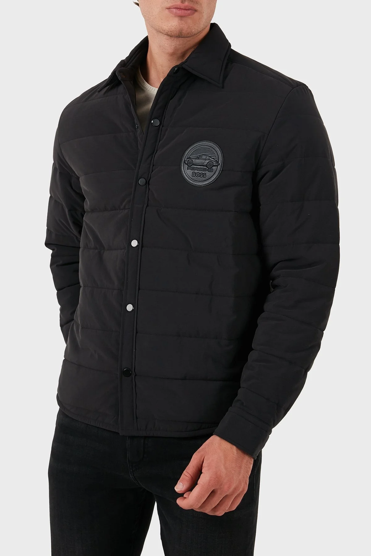 Boss Regular Fit Logolu Erkek Ceket 50519982 001 SİYAH - 4