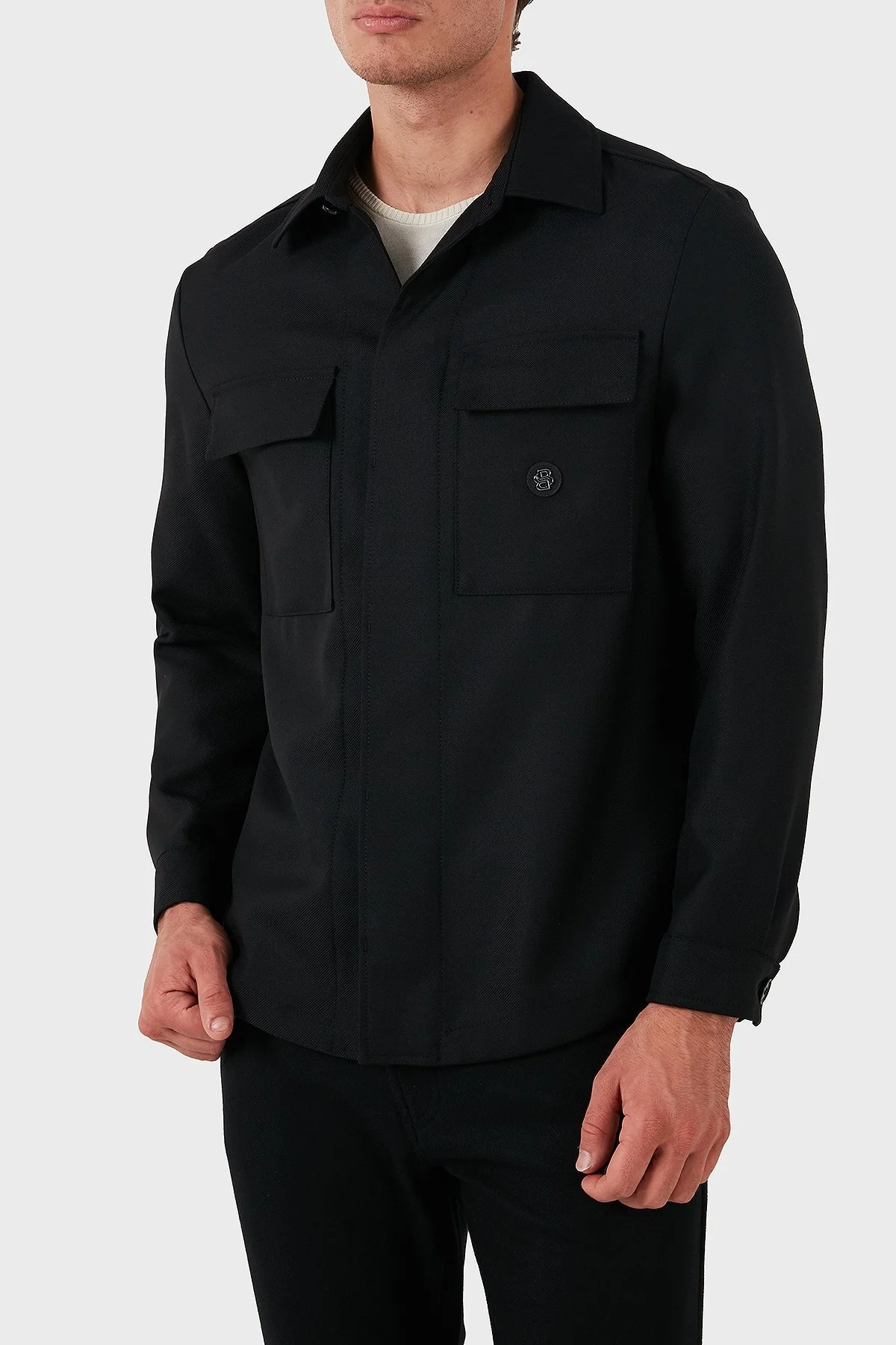 Boss Regular Fit Logolu Erkek Ceket 50527951 001 SİYAH - 4