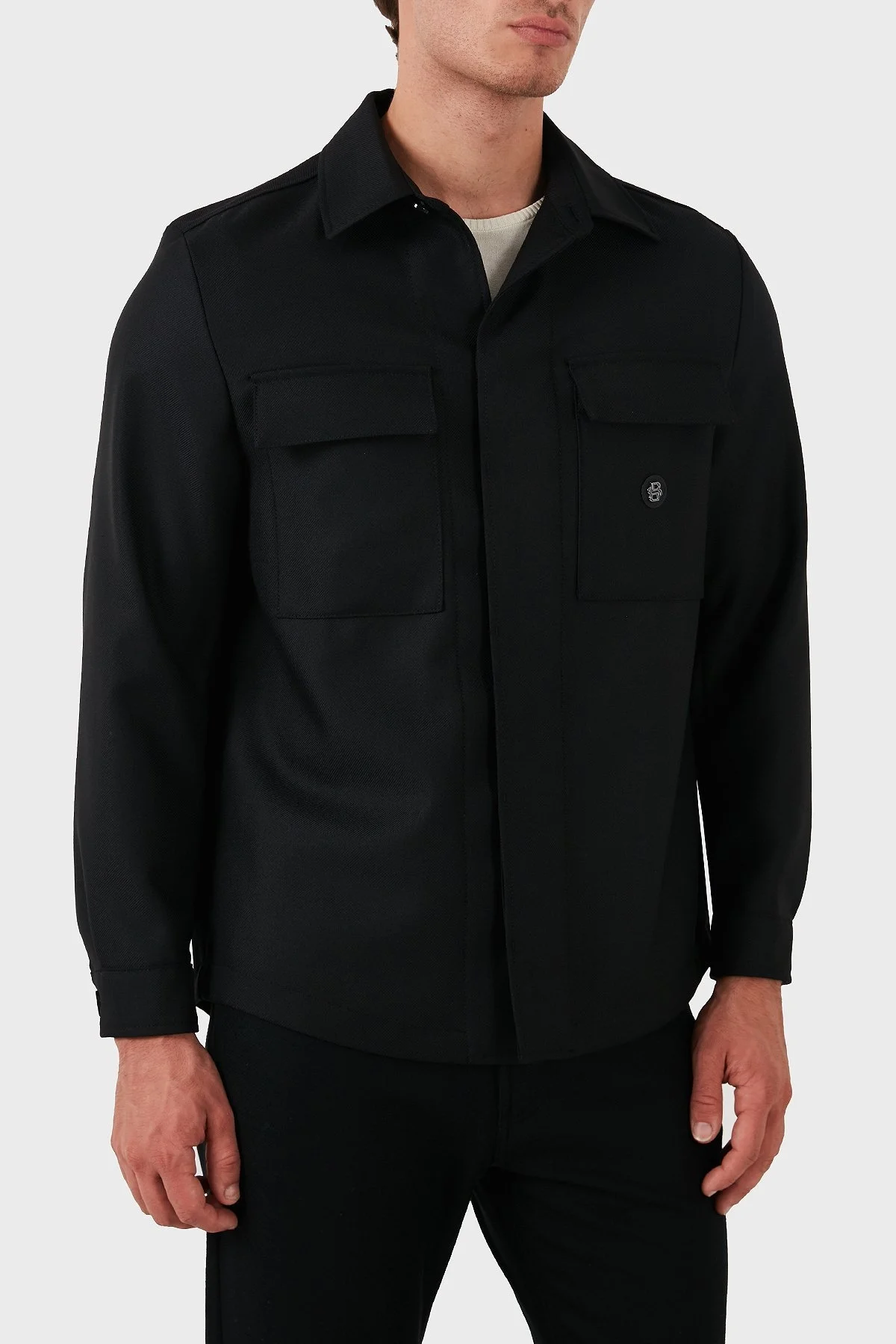 Boss Regular Fit Logolu Erkek Ceket 50527951 001 SİYAH - 5