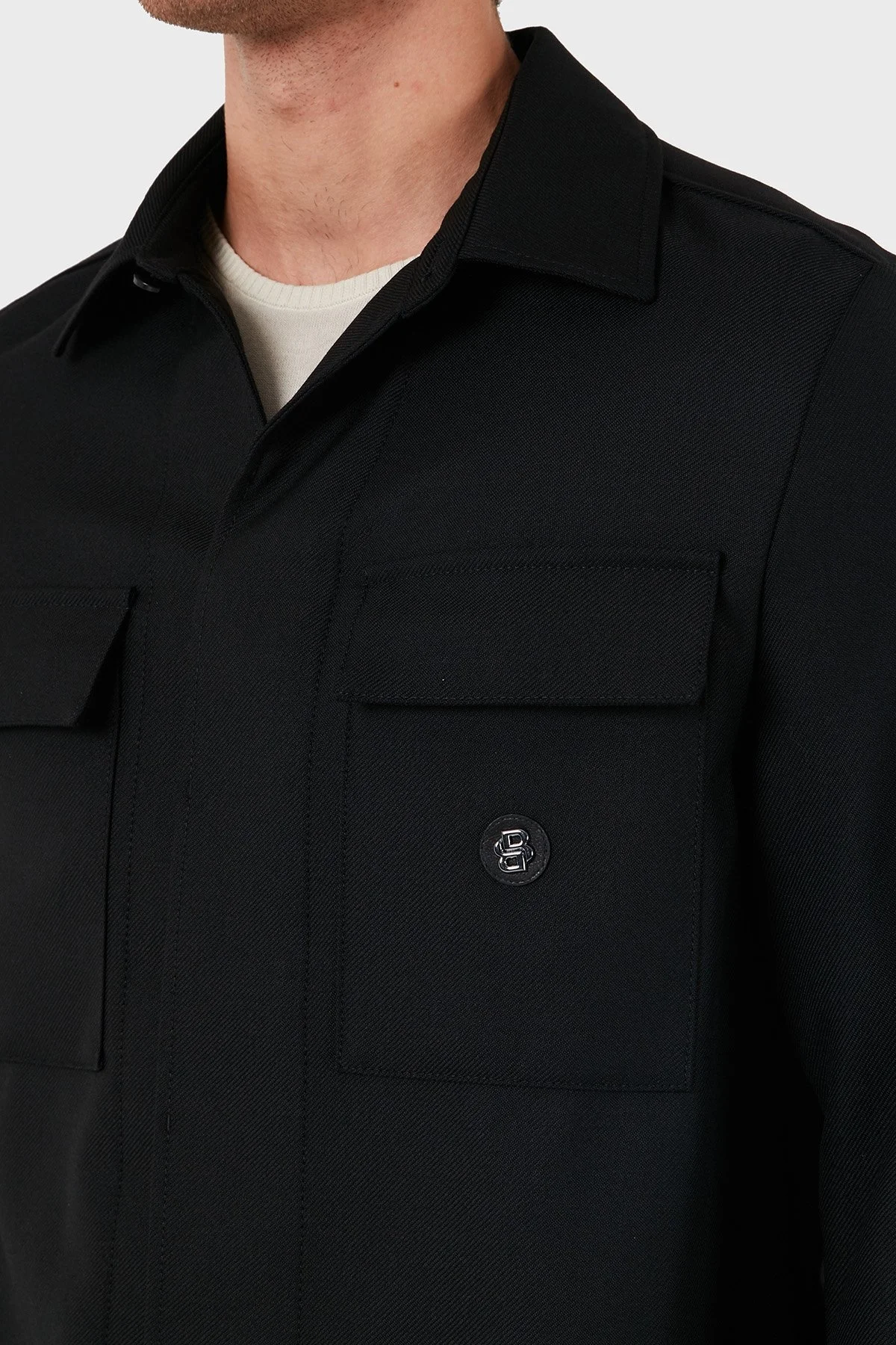 Boss Regular Fit Logolu Erkek Ceket 50527951 001 SİYAH - 6