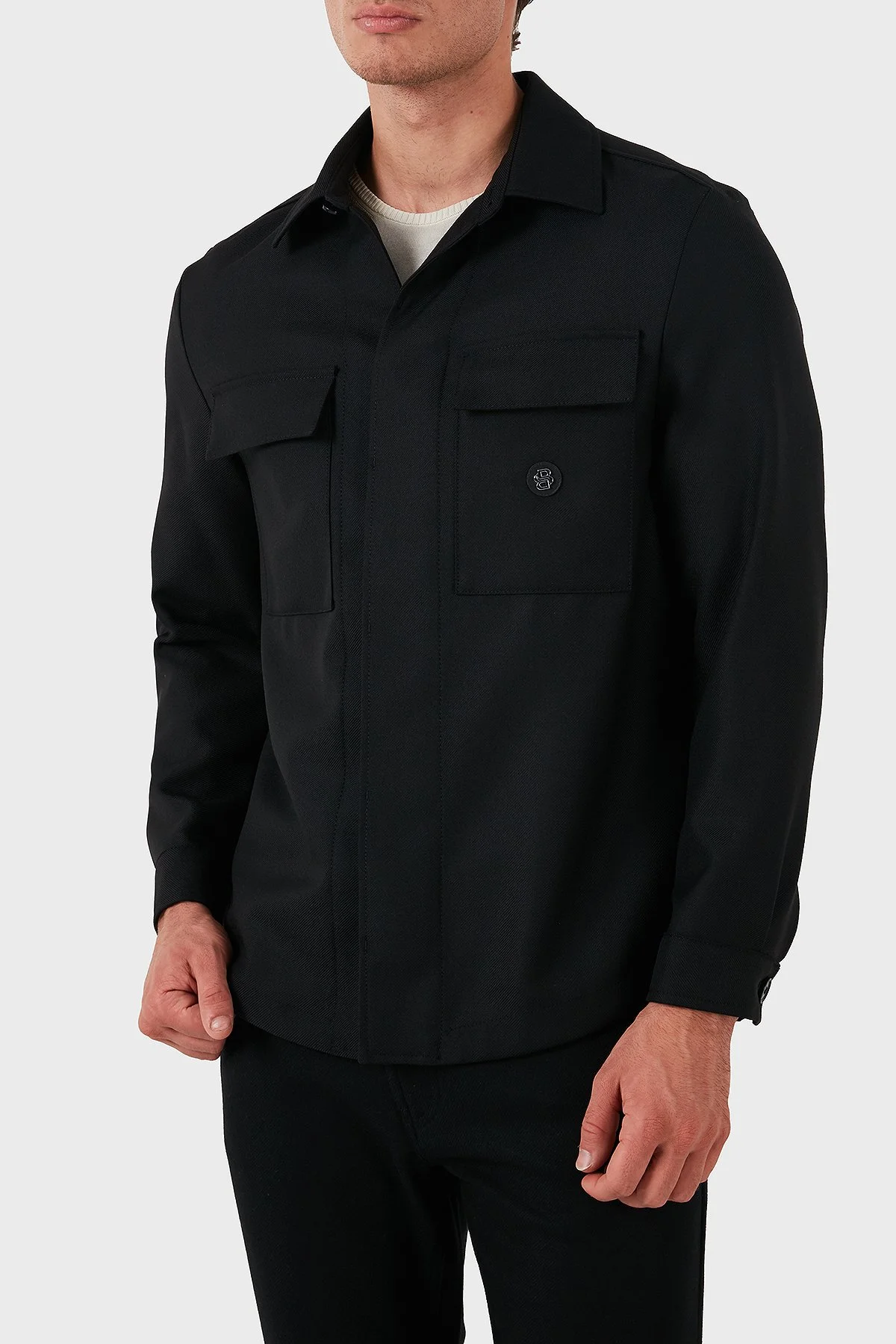 Boss Regular Fit Logolu Erkek Ceket 50527951 001 SİYAH - 4