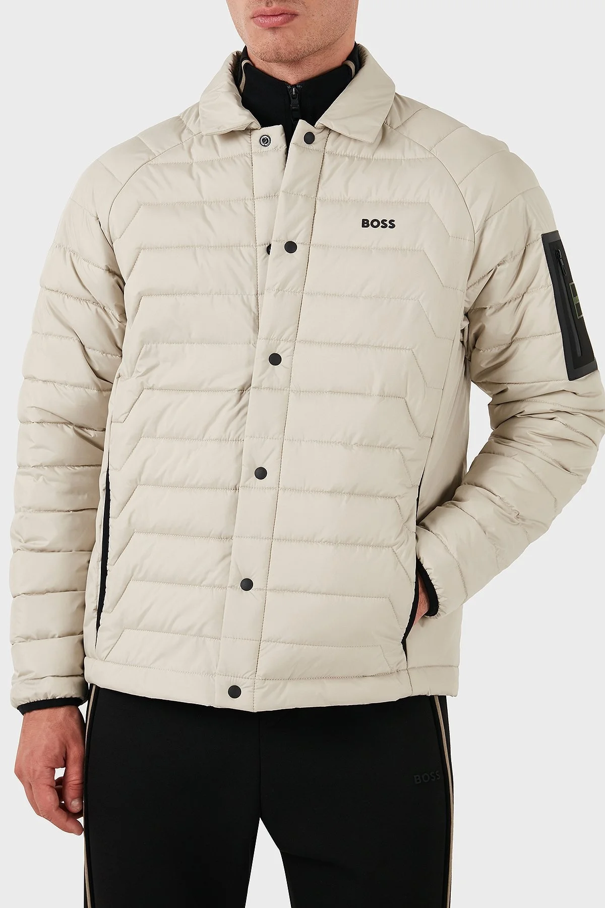 Boss Regular Fit Logolu Polo Yaka Erkek Mont 50527350 271 BEJ - 1