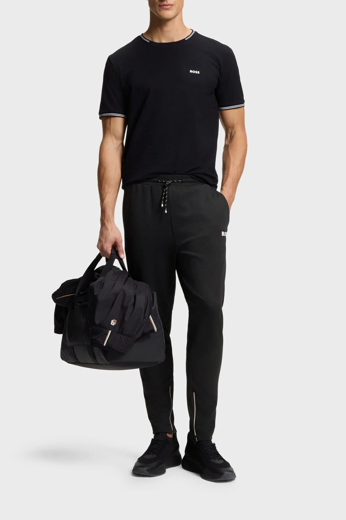 Boss Regular Fit Normal Bel Fermuar Detaylı Paça Jogger Erkek Pantolon 50554379 001 SİYAH - 2