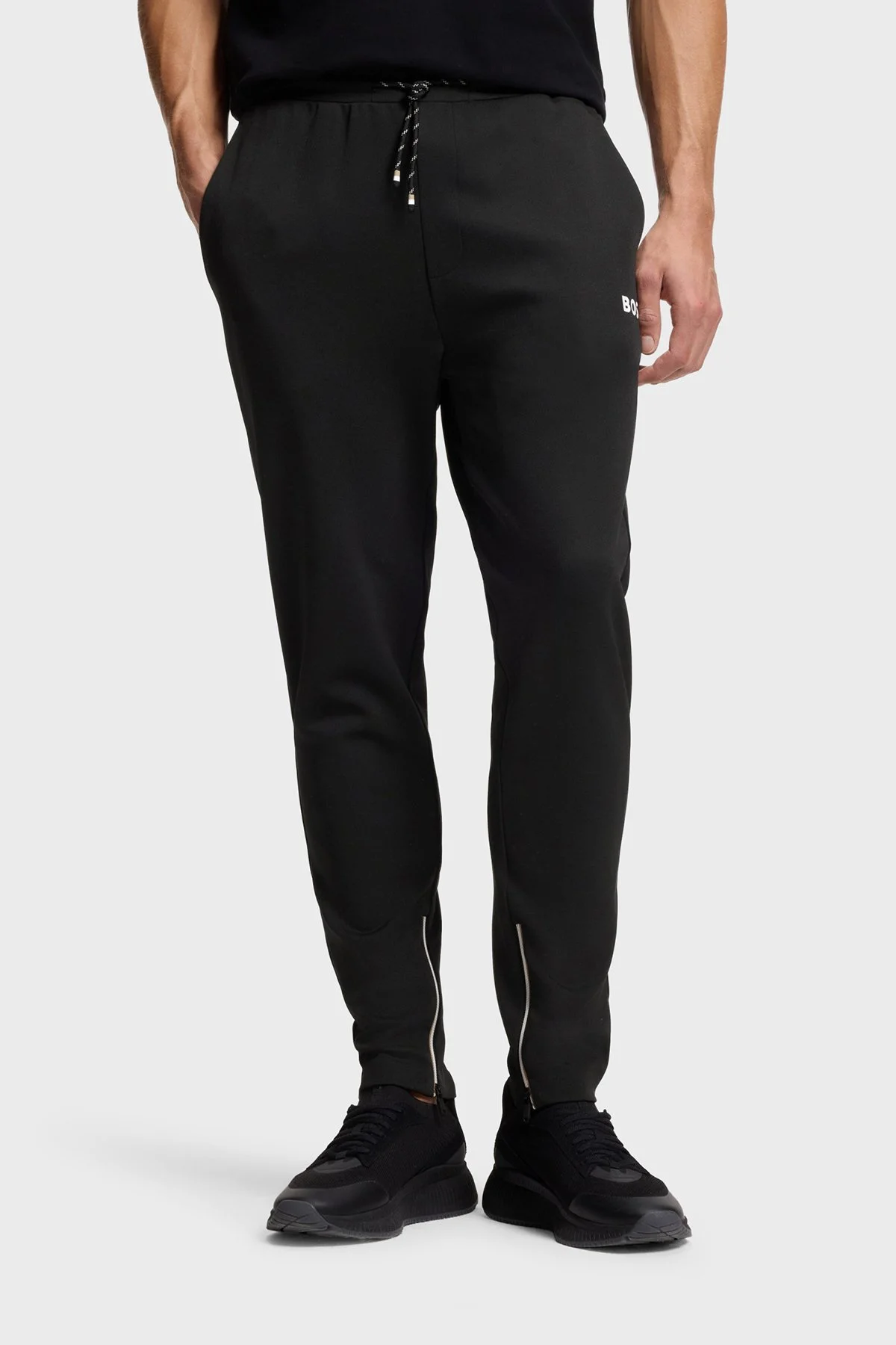 Boss Regular Fit Normal Bel Fermuar Detaylı Paça Jogger Erkek Pantolon 50554379 001 SİYAH - 1
