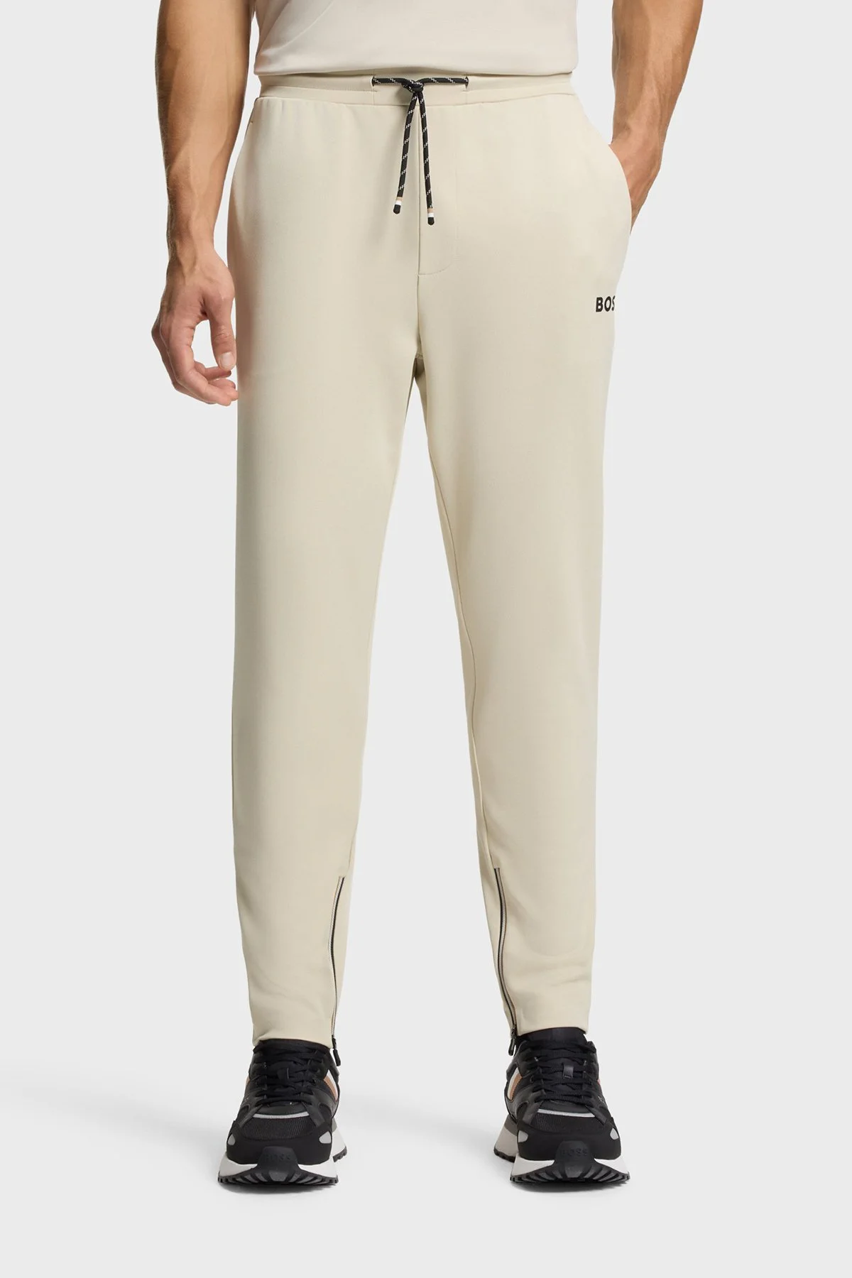 Boss Regular Fit Normal Bel Fermuar Detaylı Paça Jogger Erkek Pantolon 50554379 272 BEJ - 1