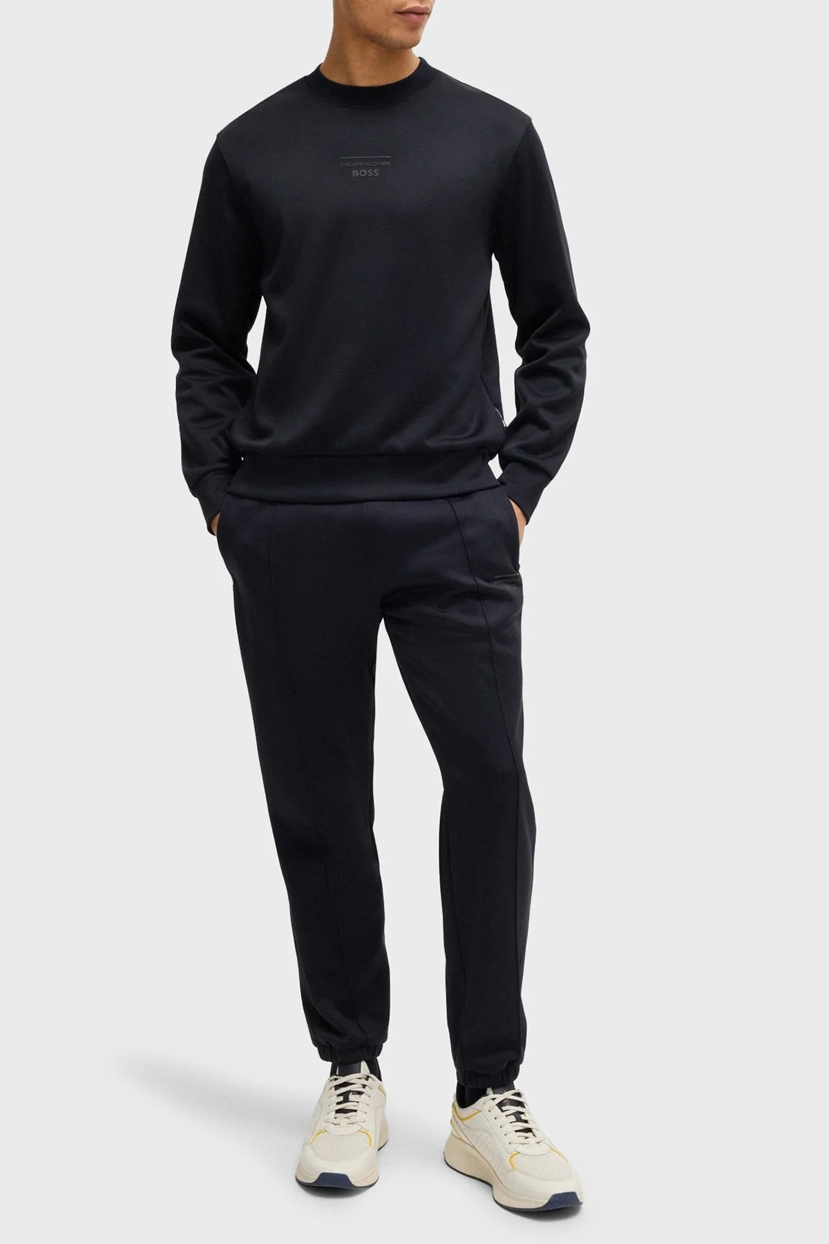 Boss Regular Fit Normal Bel Ribanalı Paça Logolu Erkek Pantolon 50537360 404 LACİVERT - 3