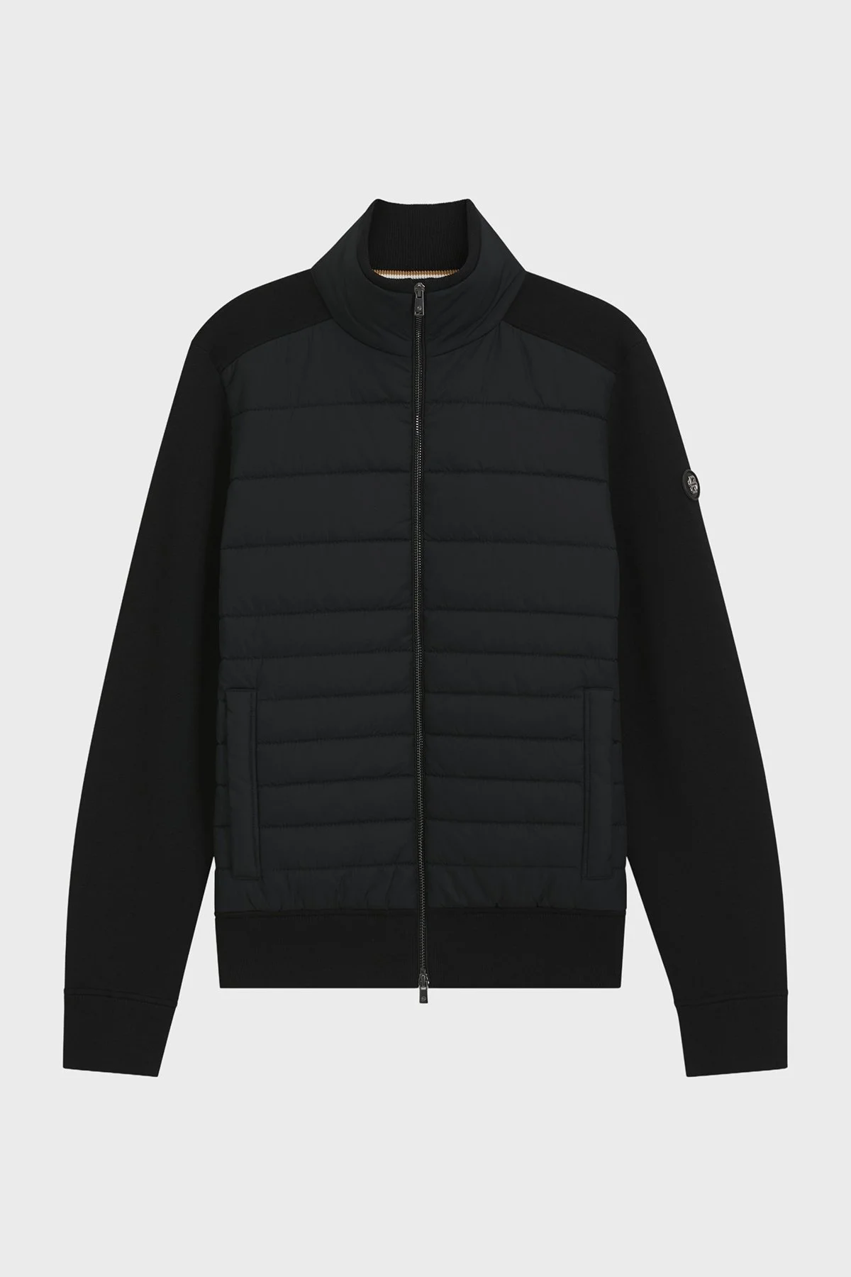 Boss Regular Fit Pamuk Ve Yün Karışımlı Dik Yaka Erkek Ceket 50570636 001 Siyah - 5