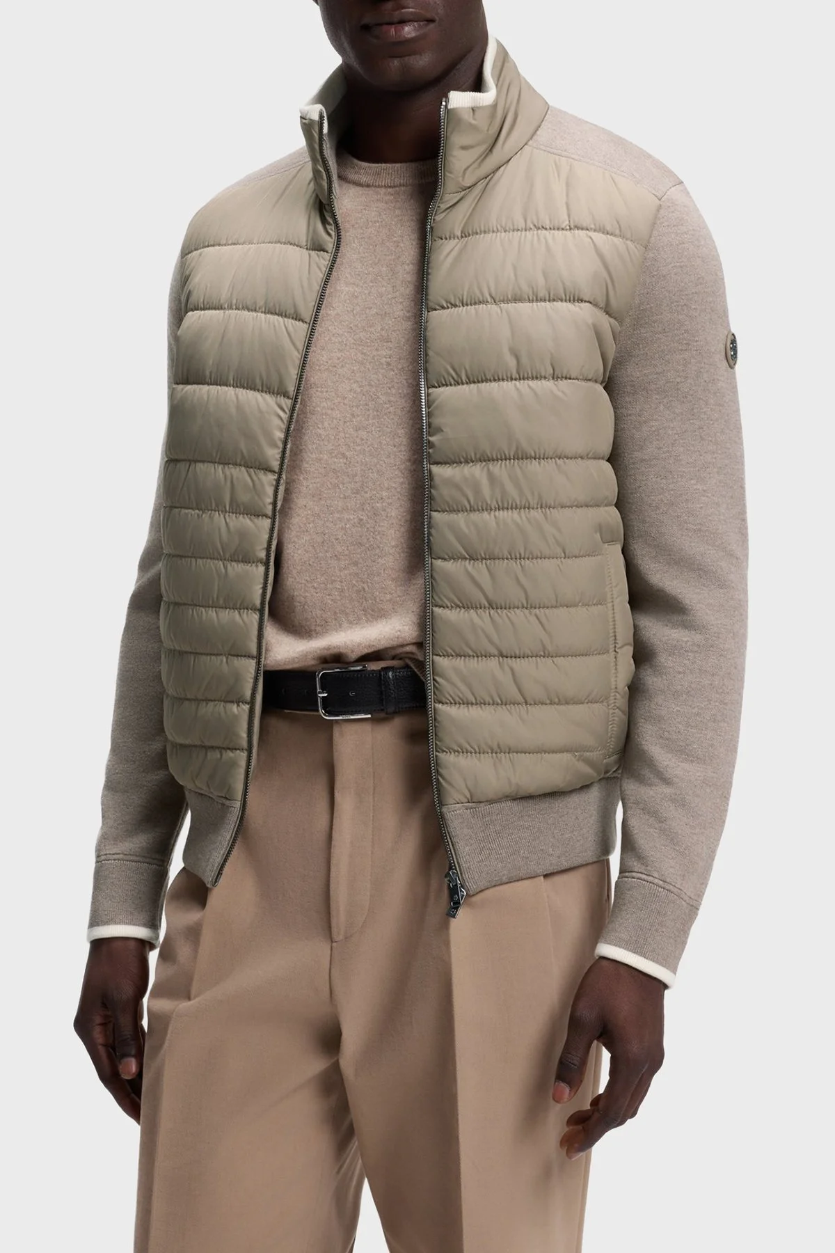 Boss Regular Fit Pamuk Ve Yün Karışımlı Dik Yaka Erkek Ceket 50570636 240 Taba - 1