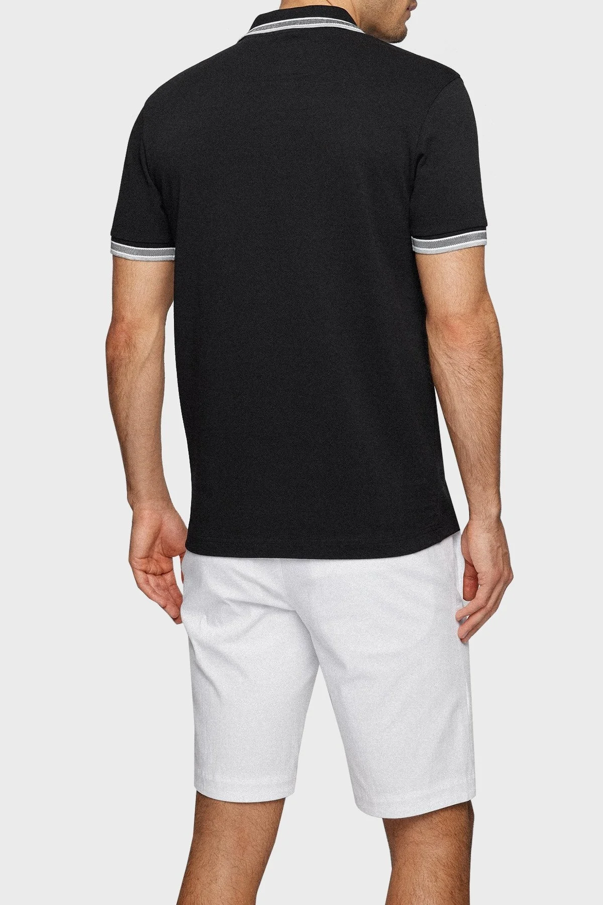 Boss Pamuklu Regular Fit Erkek Polo Yaka T Shirt 50469055 001 SİYAH - 2