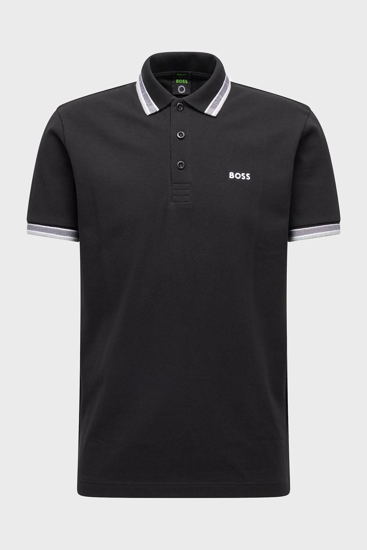 Boss Pamuklu Regular Fit Erkek Polo Yaka T Shirt 50469055 001 SİYAH - 5