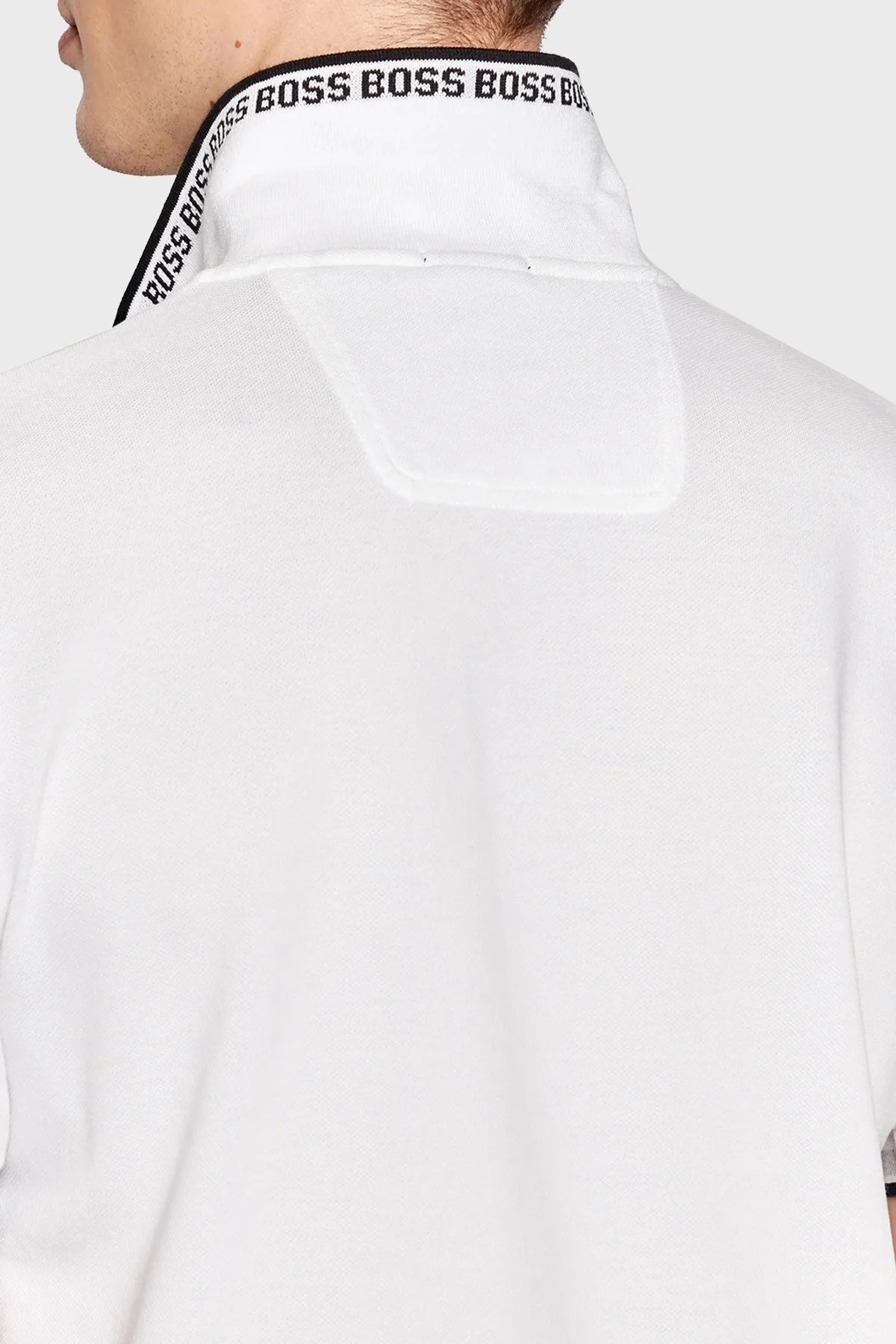 Boss Pamuklu Regular Fit Erkek Polo Yaka T Shirt 50469055 100 BEYAZ - 2