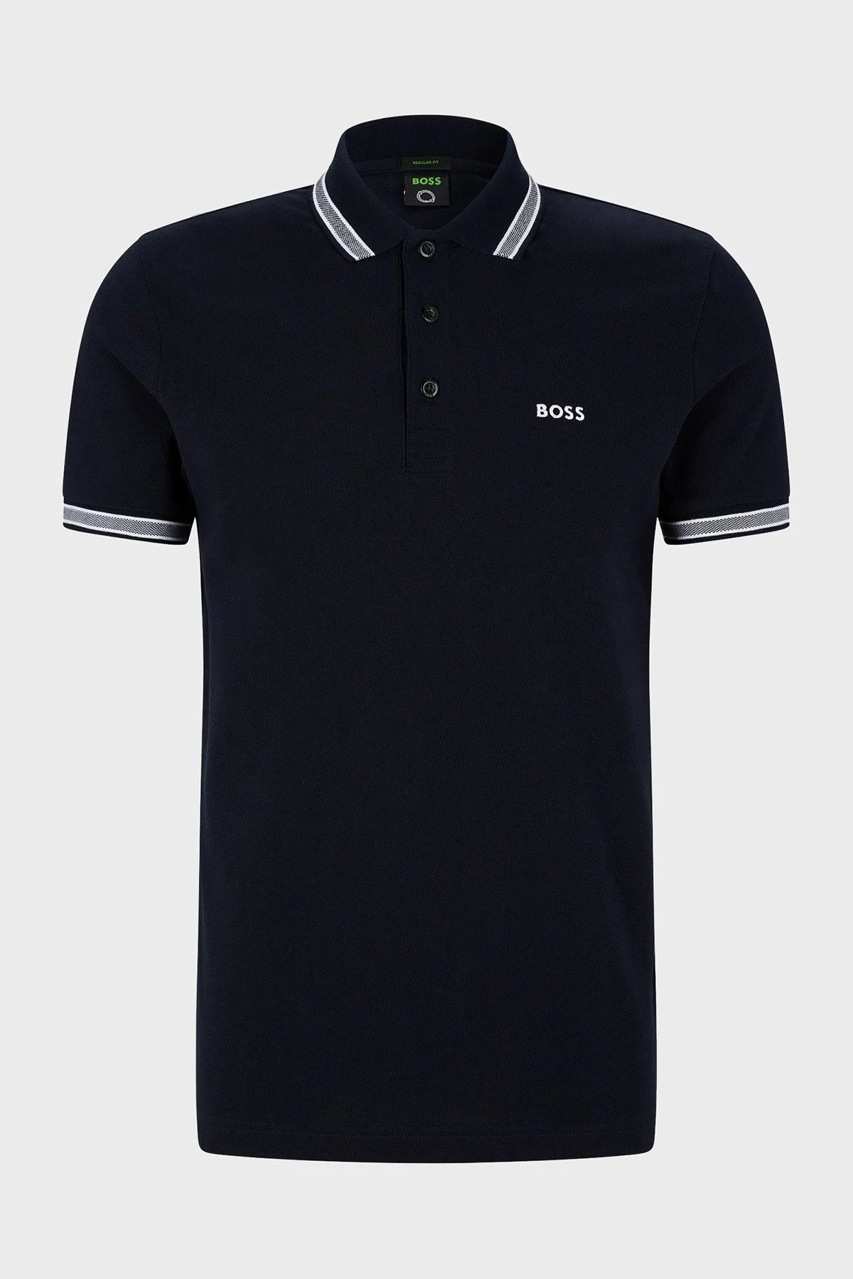 Boss Pamuklu Regular Fit Erkek Polo Yaka T Shirt 50469055 402 LACİVERT - 5