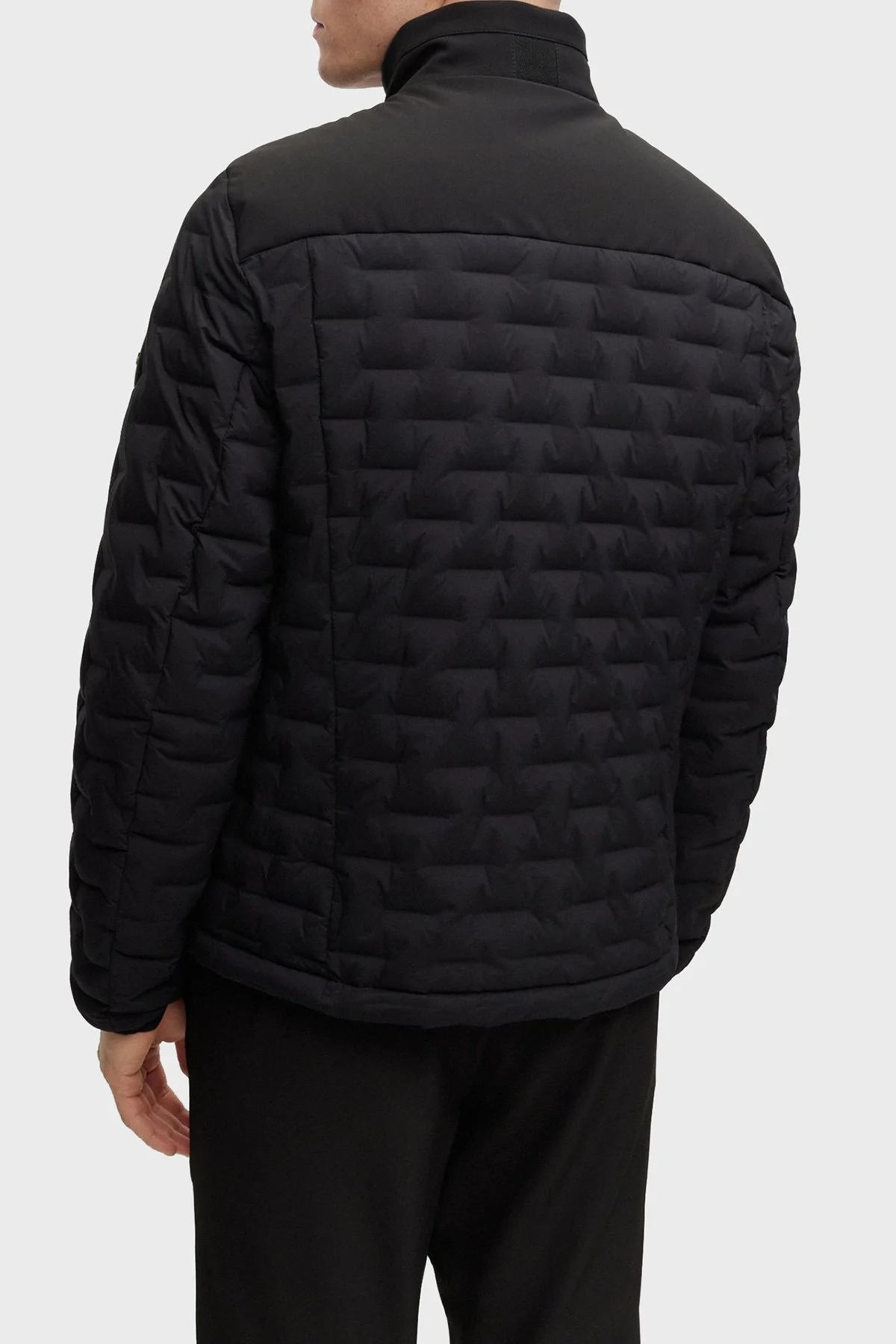 Boss Regular Fit Su Tutmaz Kuş Tüyü Dolgulu Erkek Mont 50491911 001 SİYAH - 2