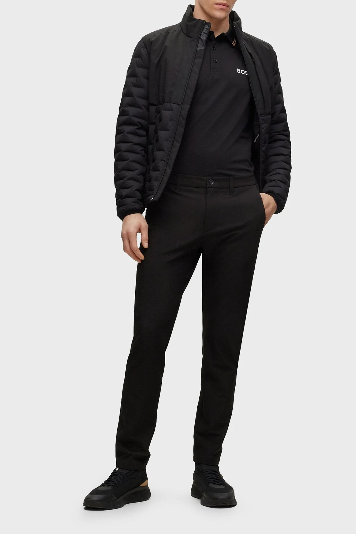 Boss Regular Fit Su Tutmaz Kuş Tüyü Dolgulu Erkek Mont 50491911 001 SİYAH - 3