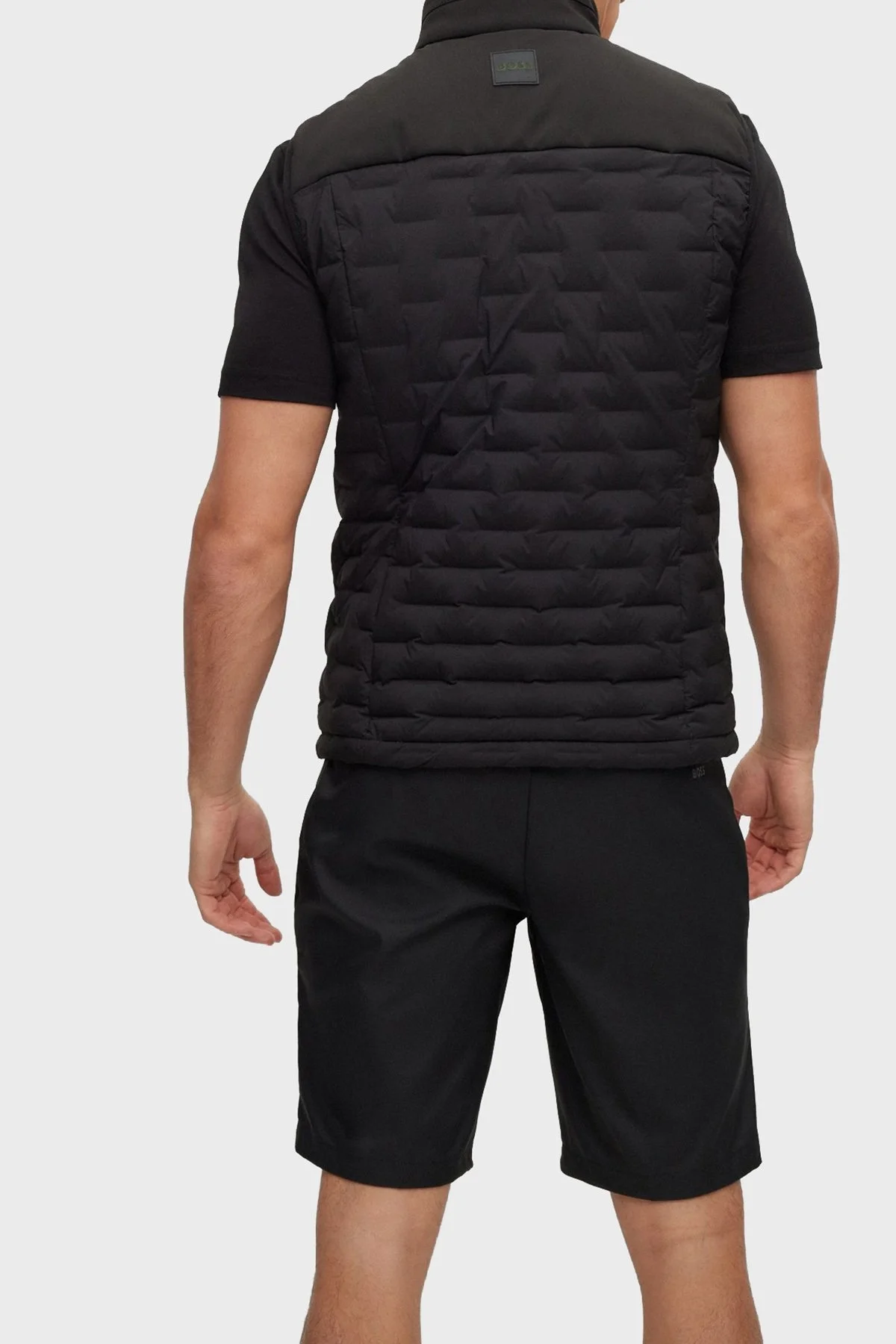 Boss Regular Fit Su Tutmaz Kuş Tüyü Dolgulu Erkek Yelek 50491912 001 SİYAH - 2