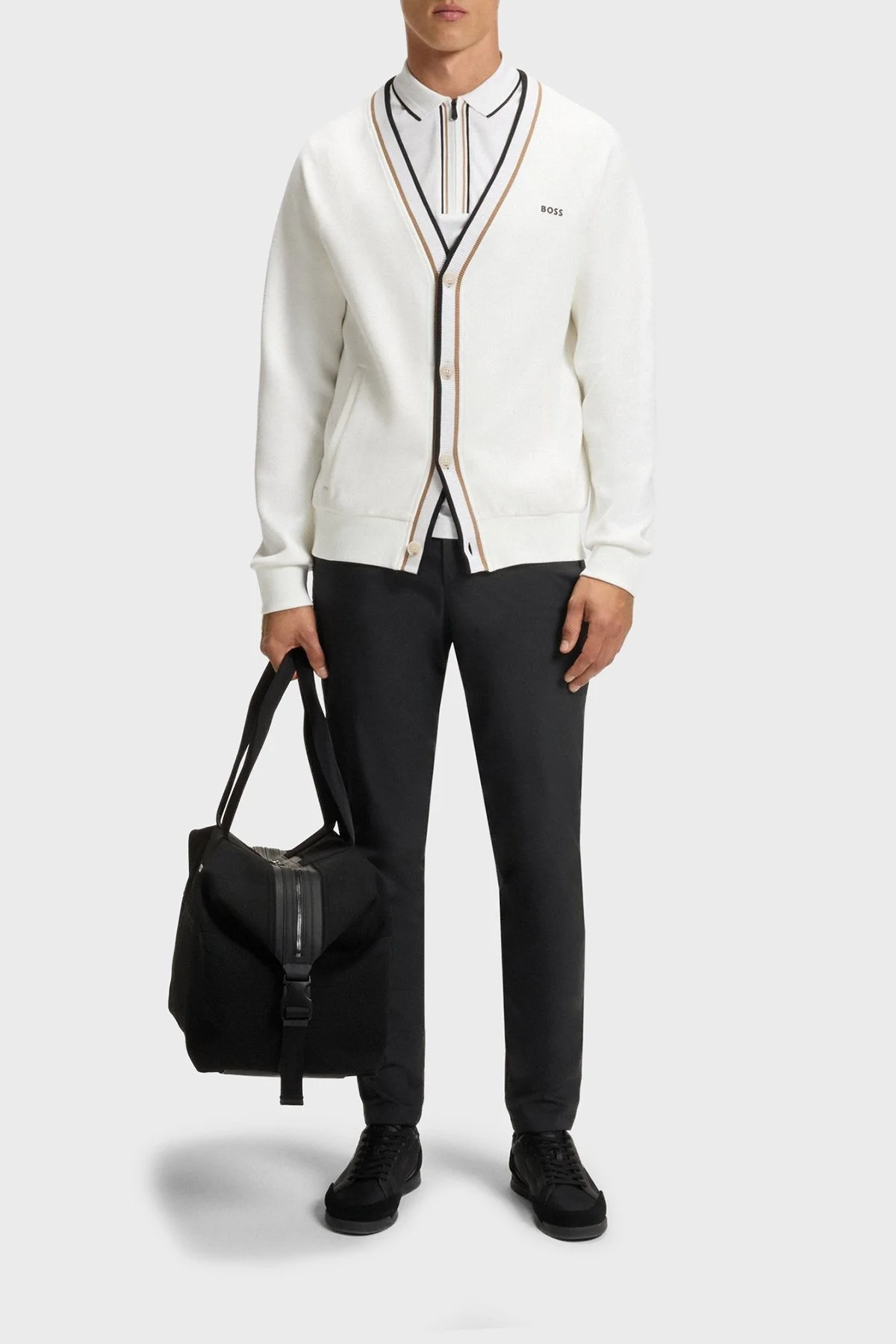 Boss Regular Fit Yüksek Bel Düz Paça Su İtici Erkek Pantolon 50541368 001 SİYAH - 2