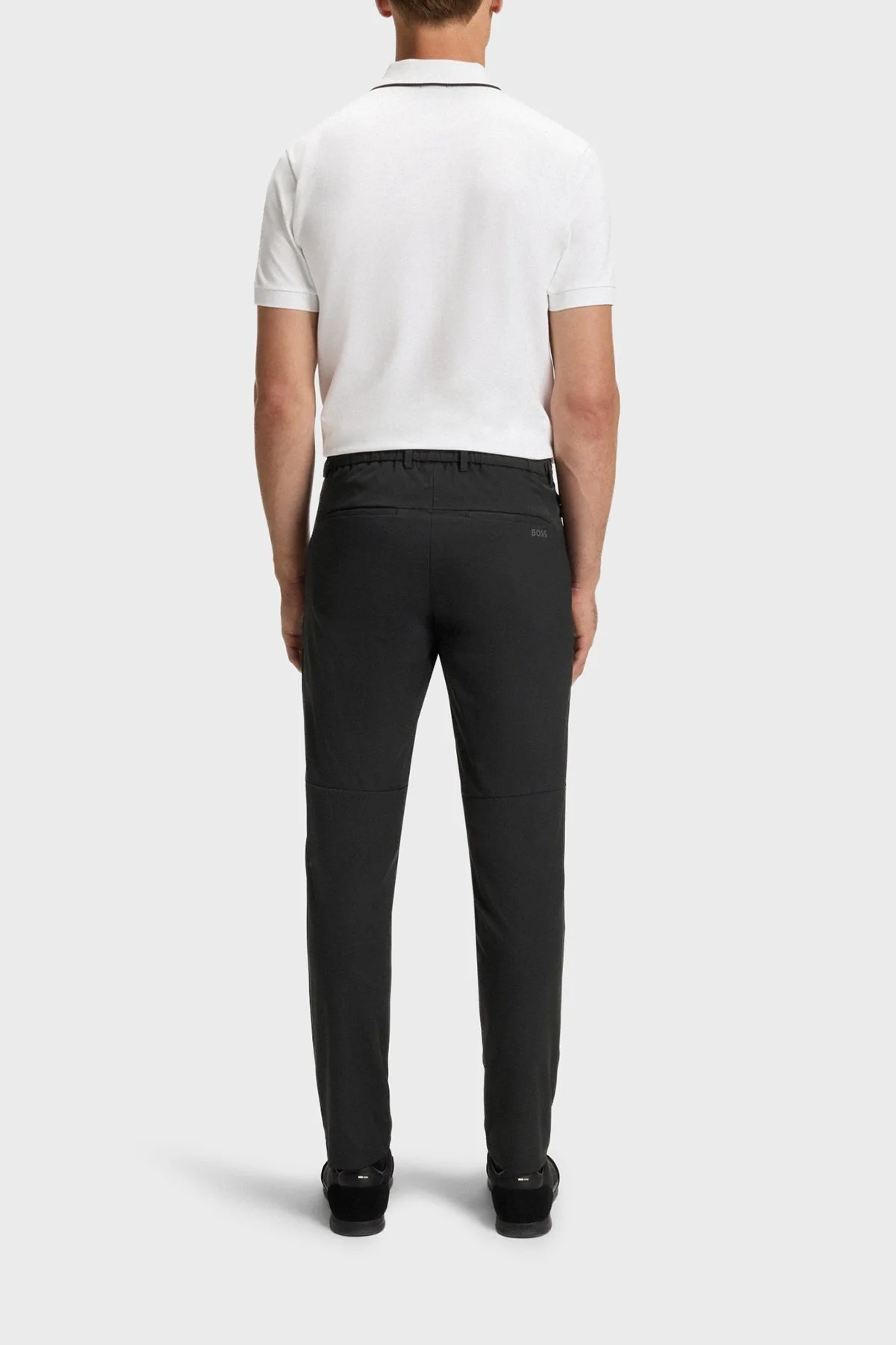 Boss Regular Fit Yüksek Bel Düz Paça Su İtici Erkek Pantolon 50541368 001 SİYAH - 3