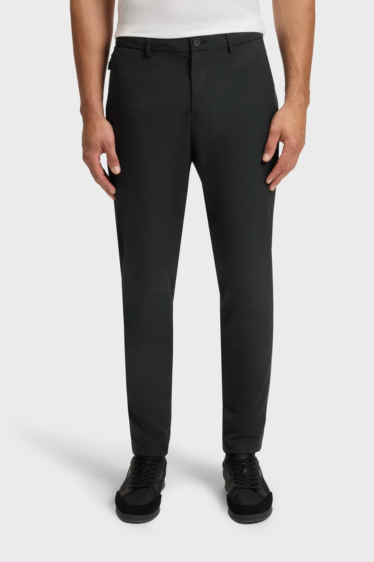 Boss Regular Fit Yüksek Bel Düz Paça Su İtici Erkek Pantolon 50541368 001 SİYAH - 1