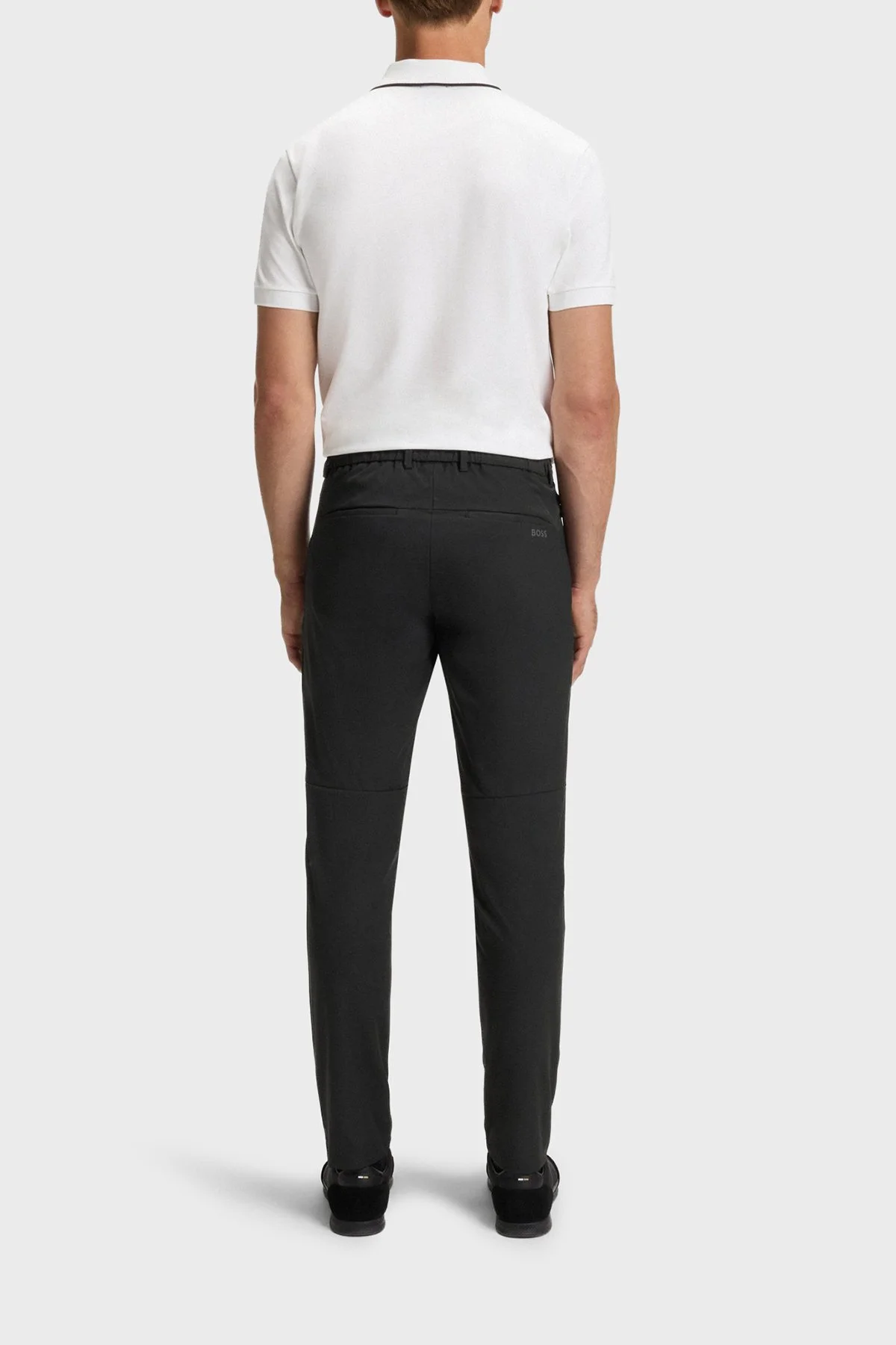 Boss Regular Fit Yüksek Bel Düz Paça Su İtici Erkek Pantolon 50541368 001 SİYAH - 3