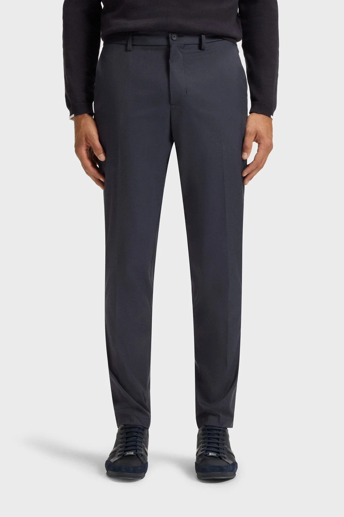 Boss Regular Fit Yüksek Bel Düz Paça Su İtici Erkek Pantolon 50541368 402 LACİVERT - 1