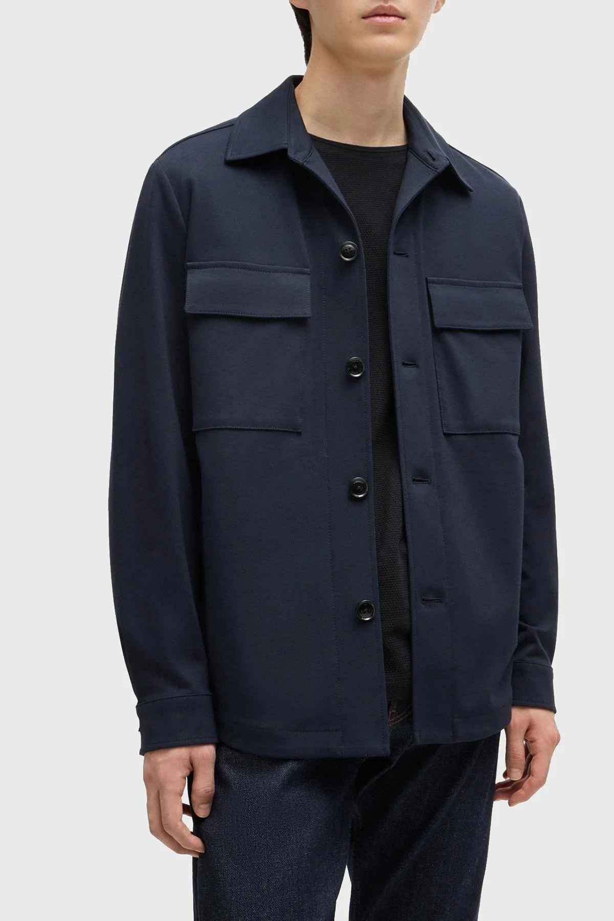 Boss Relaxed Fit Cepli Erkek Ceket 50521642 404 LACİVERT - 7