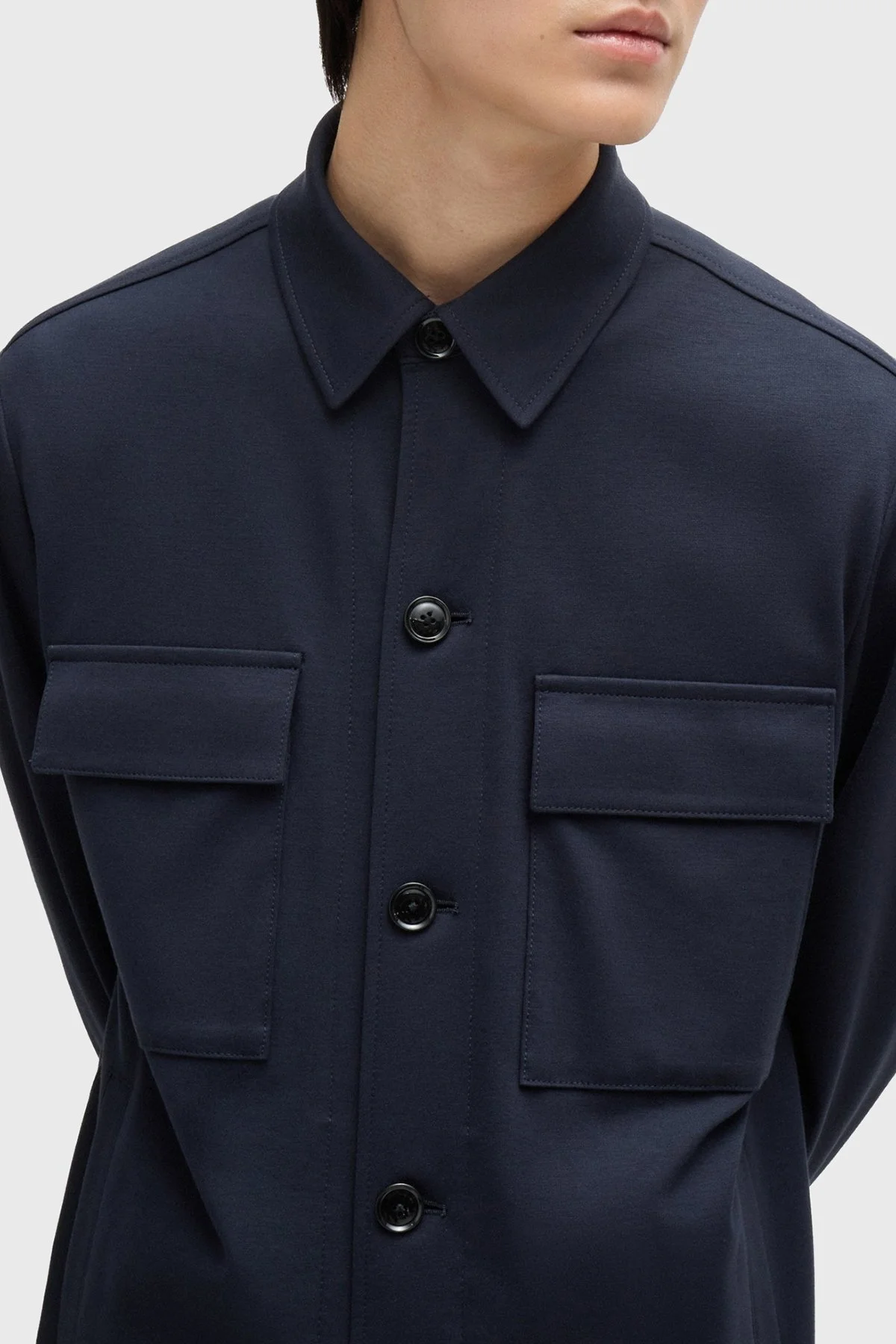 Boss Relaxed Fit Cepli Erkek Ceket 50521642 404 LACİVERT - 11