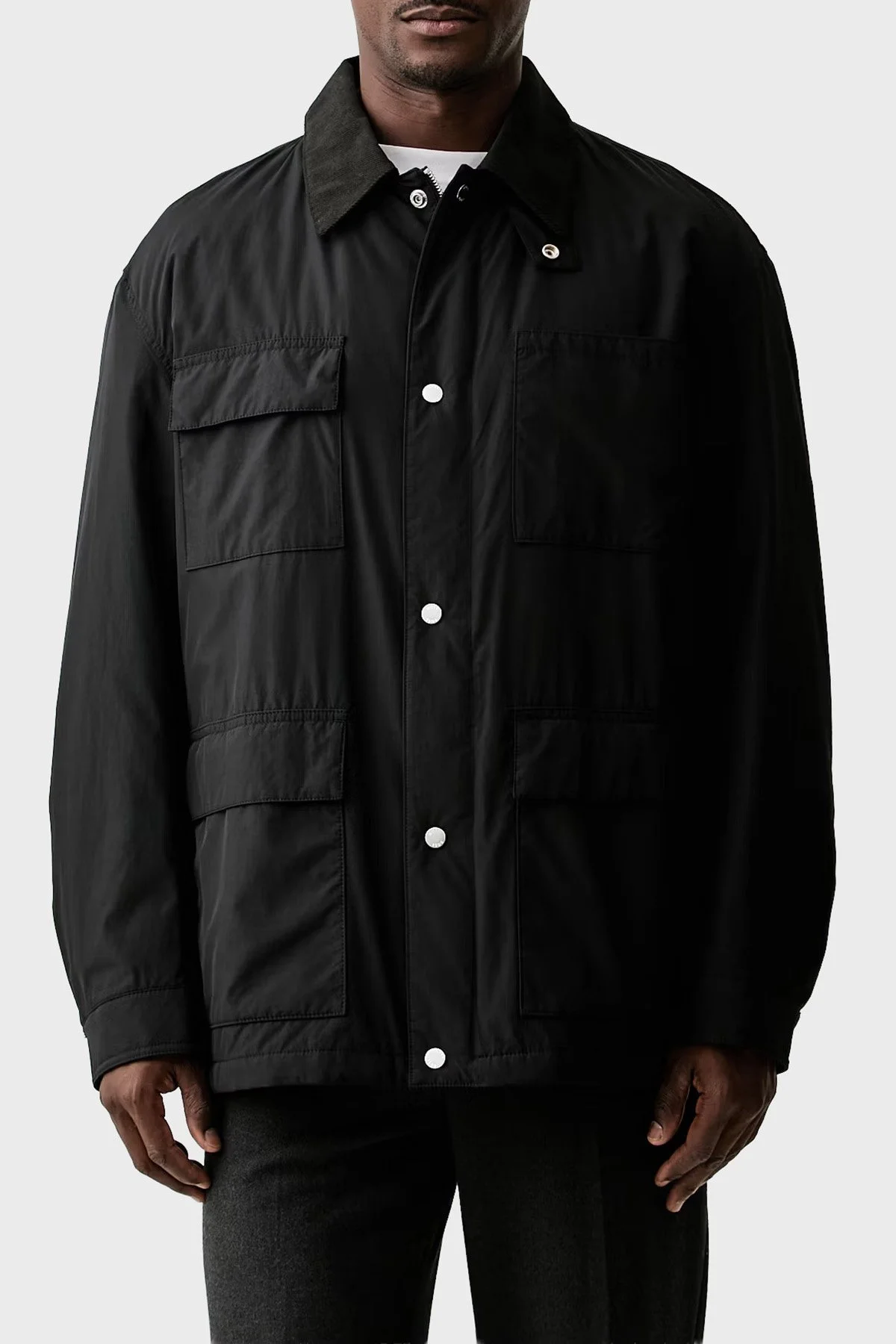 Boss Relaxed Fit Klasik Yaka Su Geçirmez Astarlı Erkek Mont 50564626 001 Siyah - 1