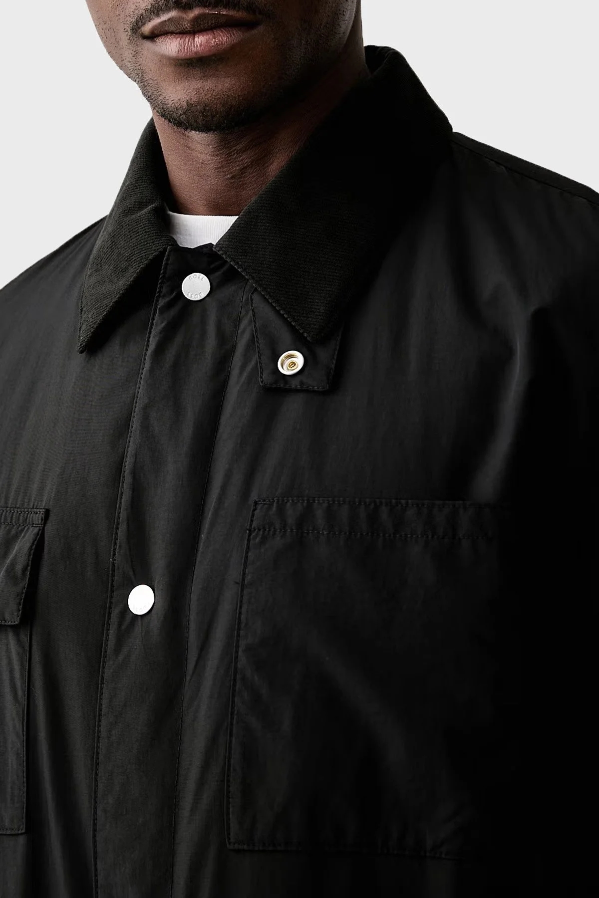 Boss Relaxed Fit Klasik Yaka Su Geçirmez Astarlı Erkek Mont 50564626 001 Siyah - 4