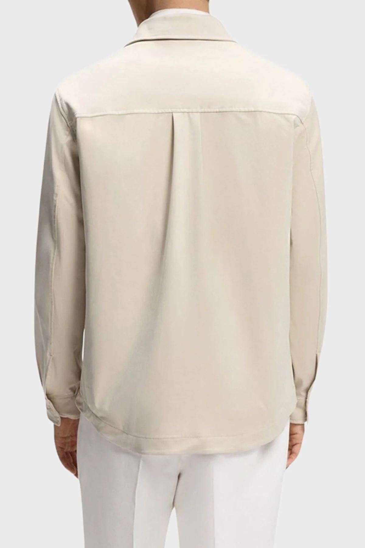 Boss Relaxed Fit Klasik Yaka Uzun Kollu Erkek Gömlek 50544483 118 BEJ - 2