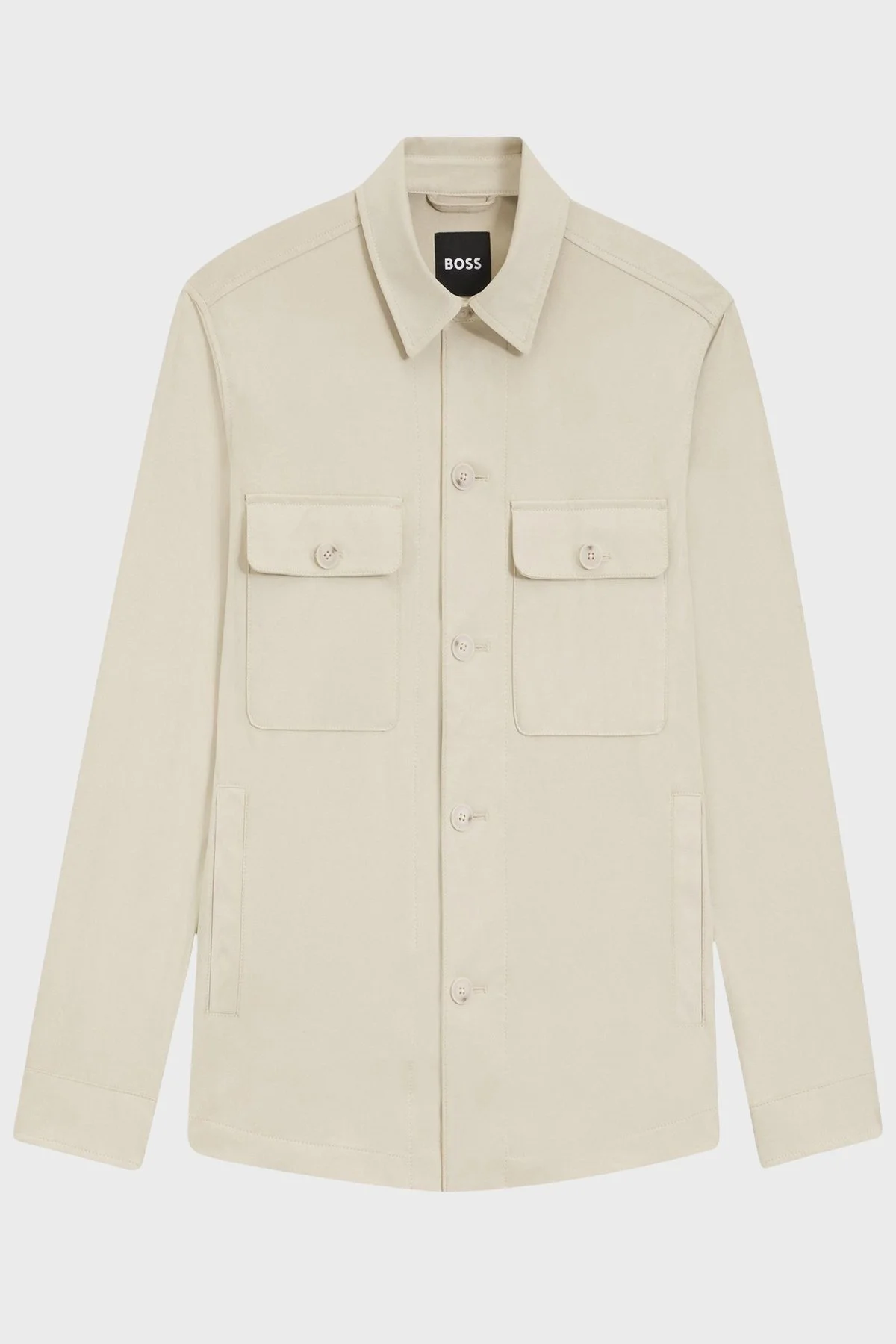 Boss Relaxed Fit Klasik Yaka Uzun Kollu Erkek Gömlek 50544483 118 BEJ - 4