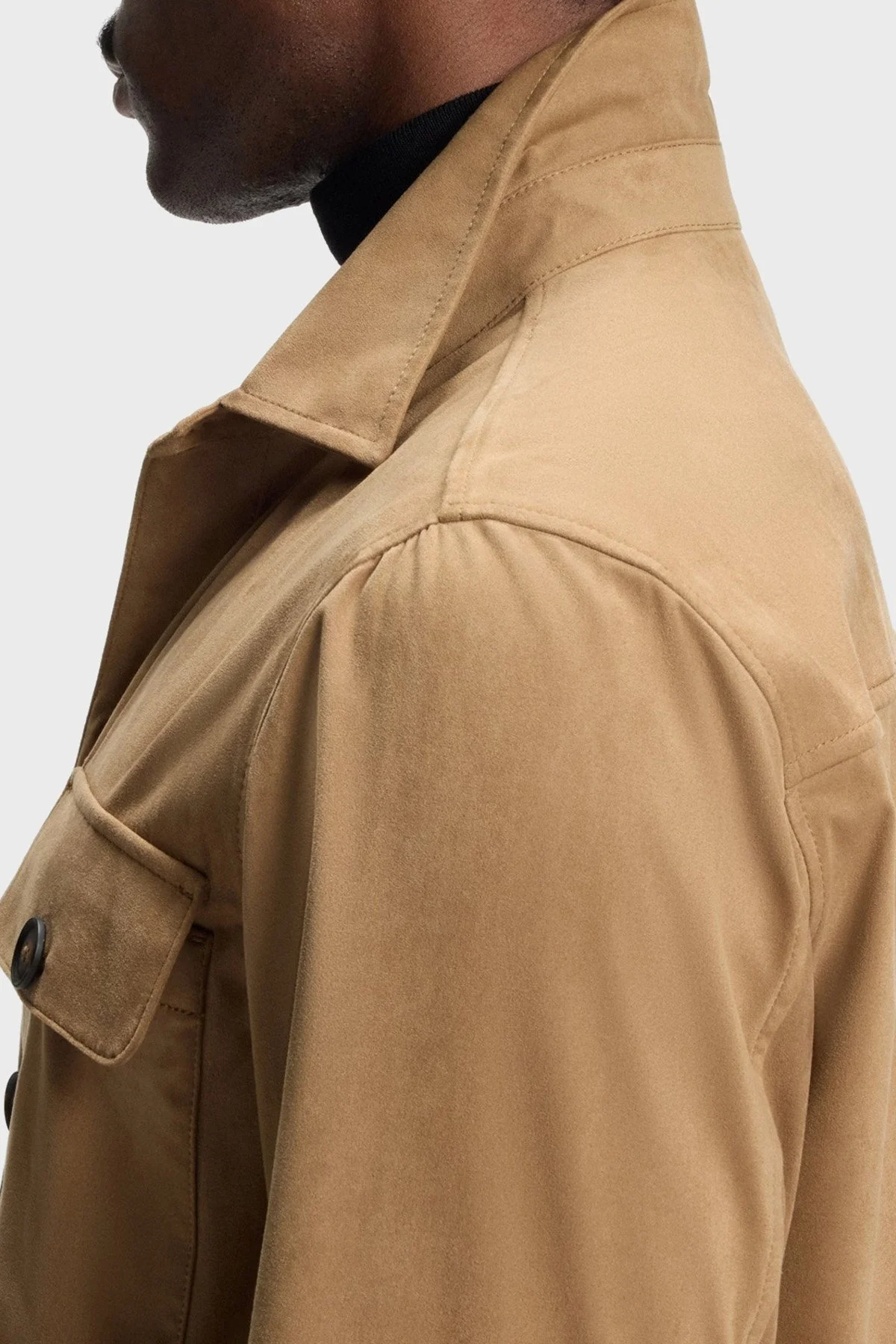 Boss Relaxed Fit Streç Uzun Kollu Cepli Erkek Gömlek 50544483 260 TABA - 5