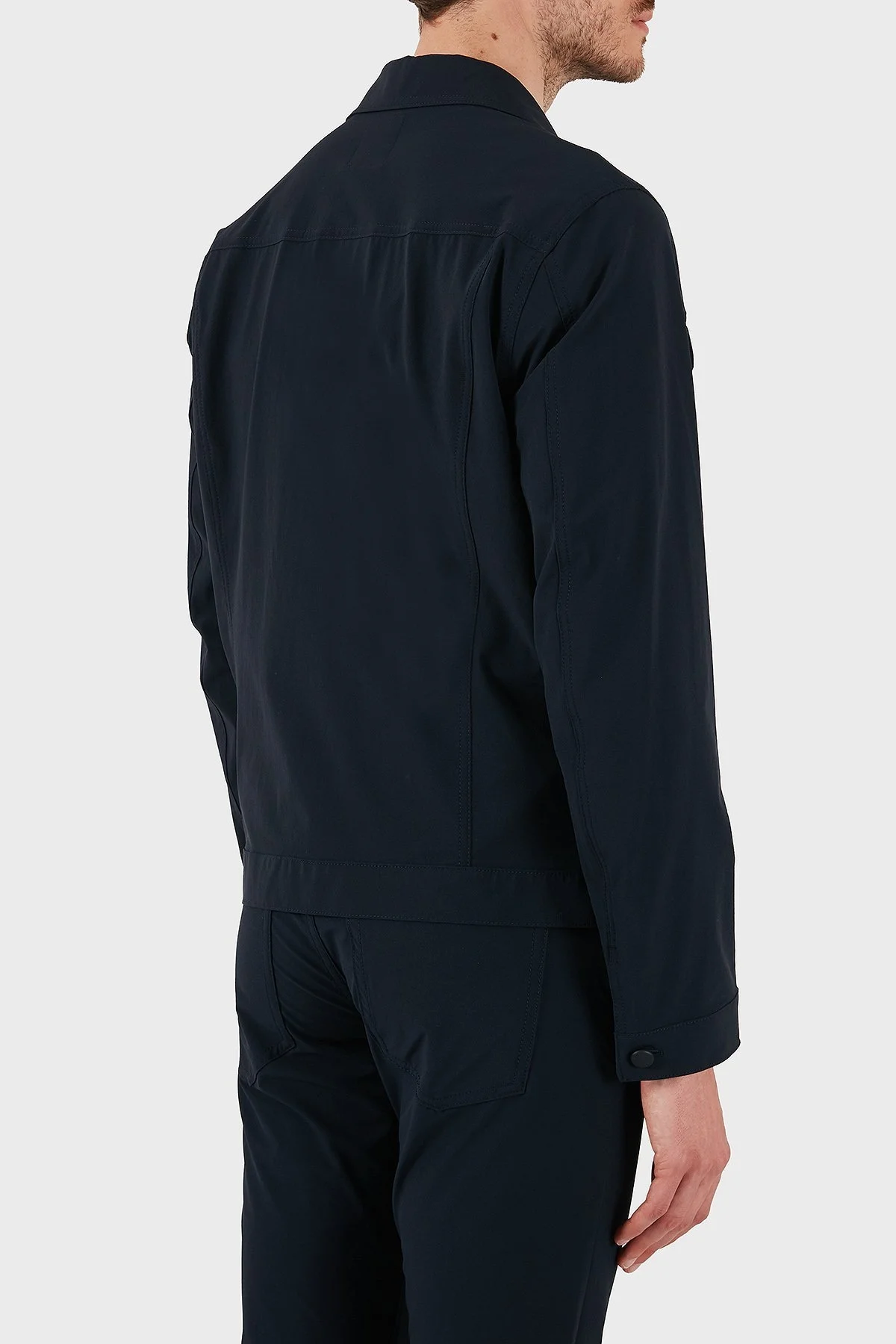 Boss Relaxed Fit Uzun Kollu Cepli Düğmeli Erkek Ceket 50538639 404 LACİVERT - 3